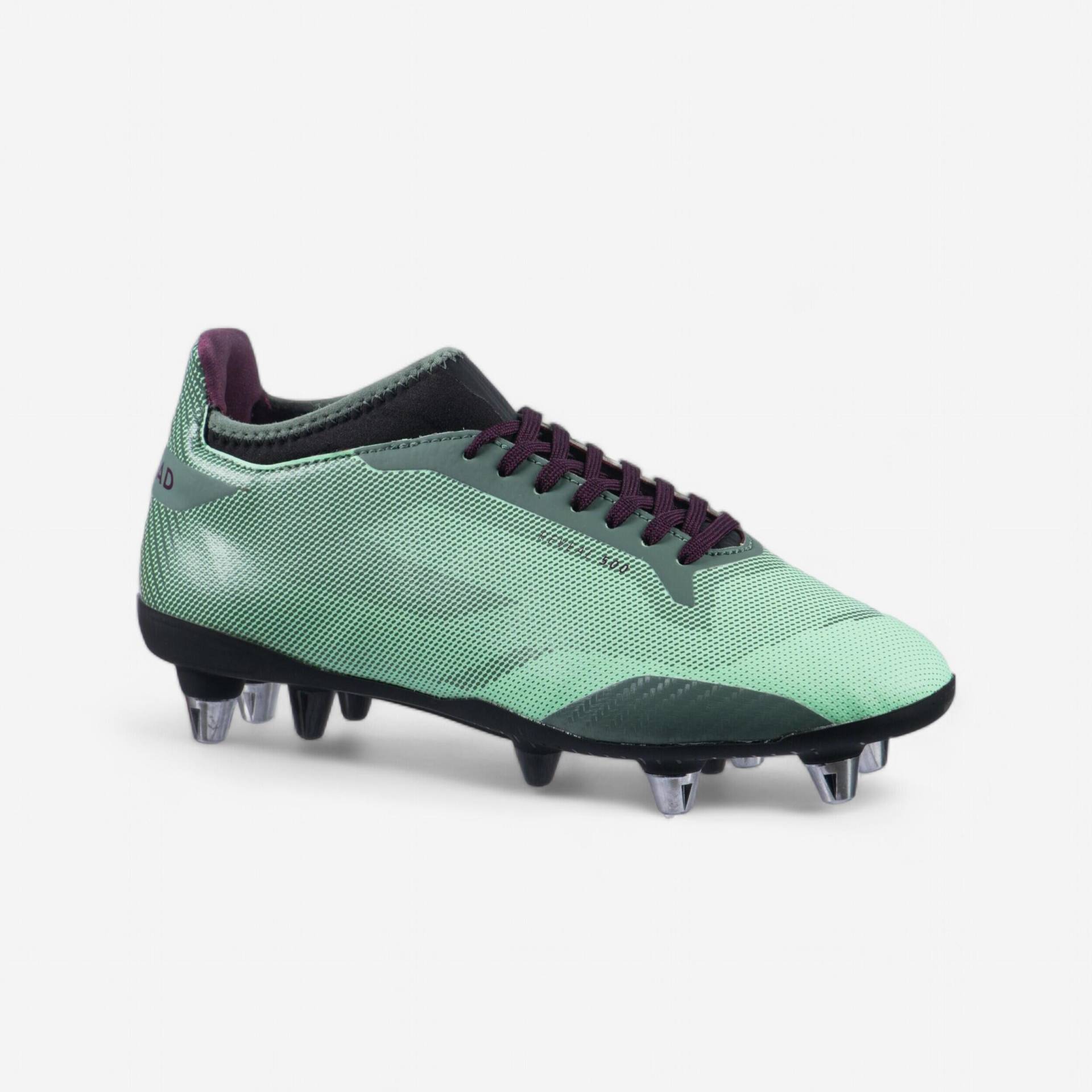 Damen Rugbyschuhe Stollen Hybrid Reveal - R500 SG grün von OFFLOAD