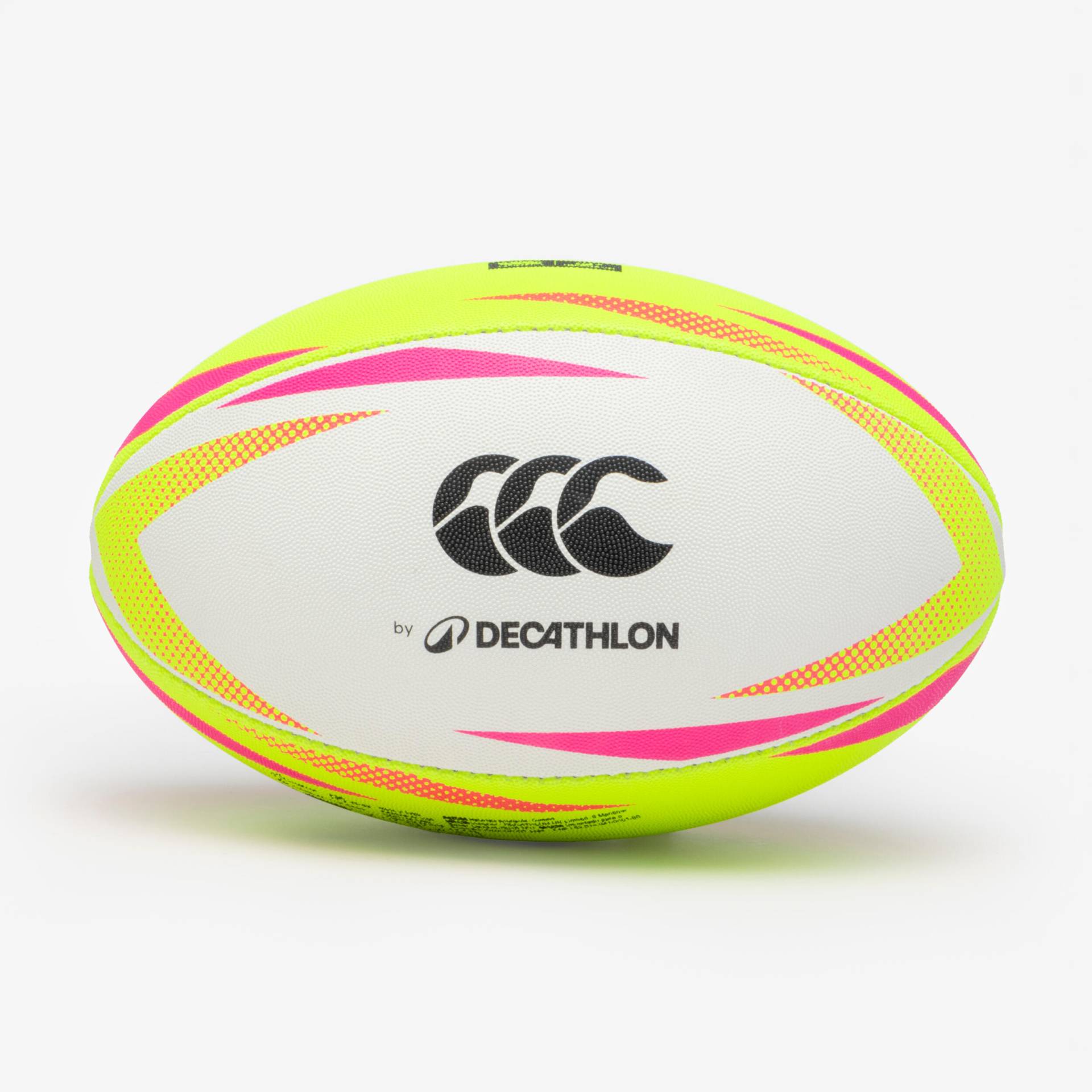 Rugby Ball Touch Rugby Größe 4 - DECATHLON x Canterbury neongelb/neonpink Rugby Ball Touch Rugby Größe 4 - DECATHLON x Canterbury neongelb/neonpink von OFFLOAD