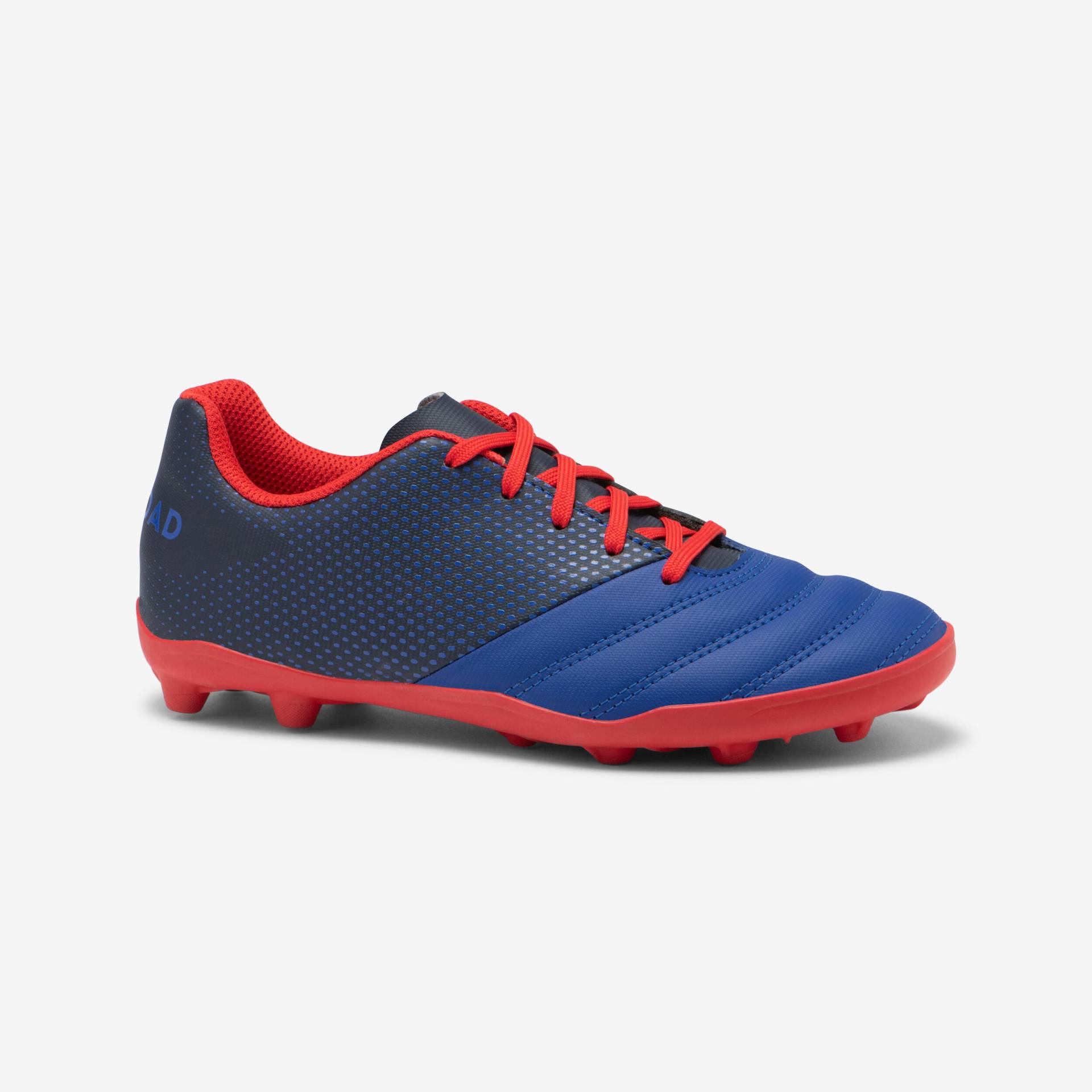 Kinder Rugby Schuhe FG (trockener Untergrund) - Skill 100 blau/rot von OFFLOAD