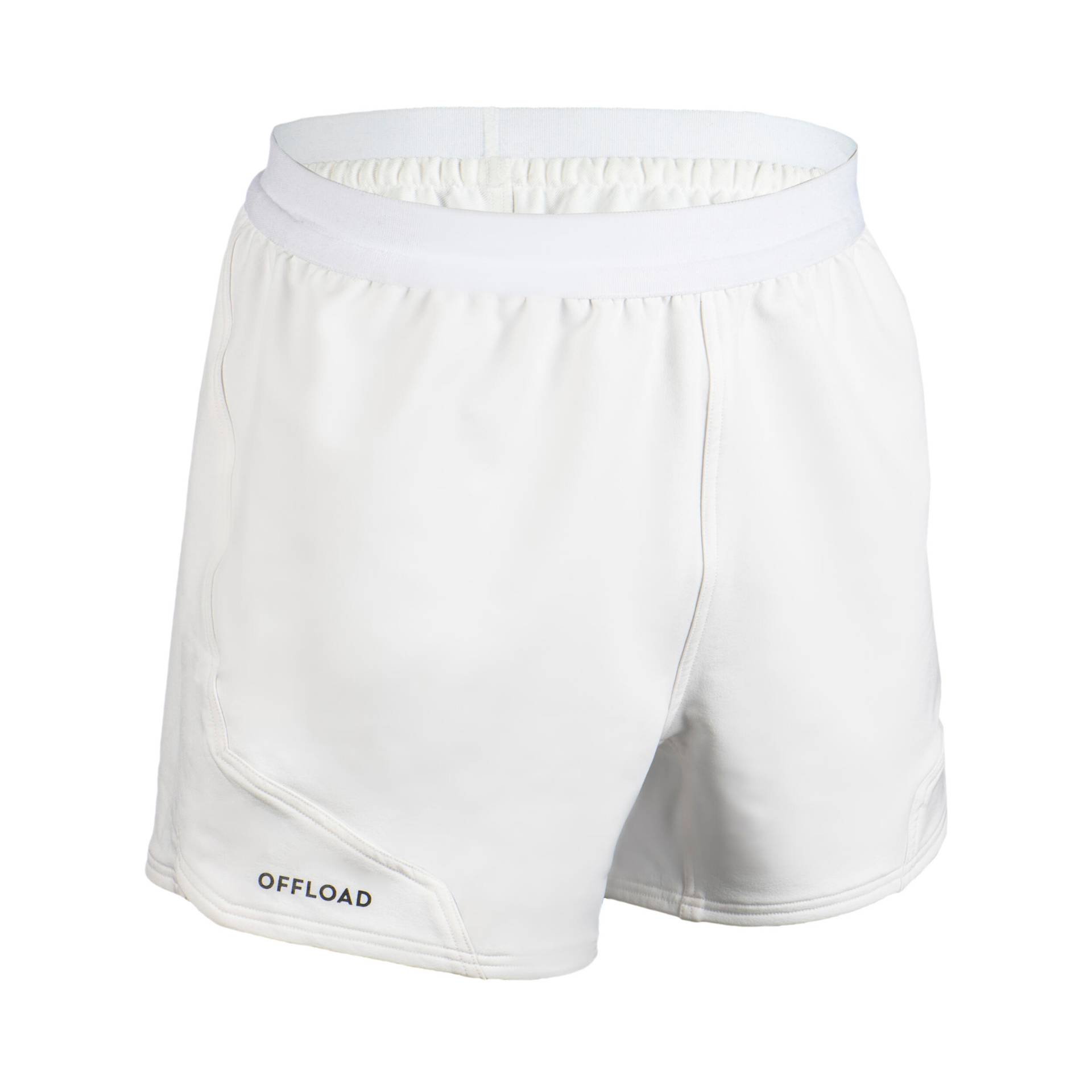 Rugbyshorts R500 Herren weiss von OFFLOAD