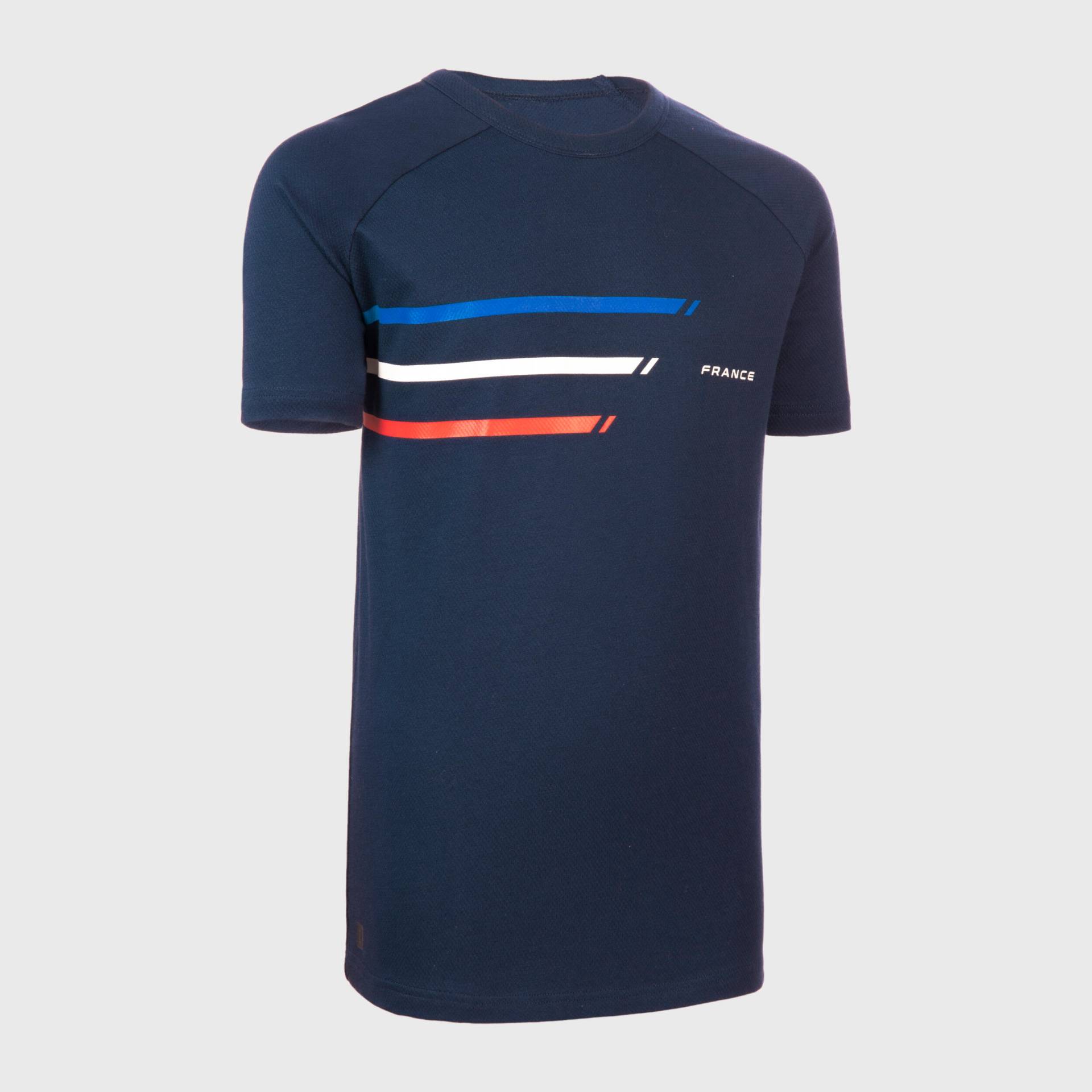 Kinder T-Shirt kurzarm Frankreich - R100 blau von OFFLOAD