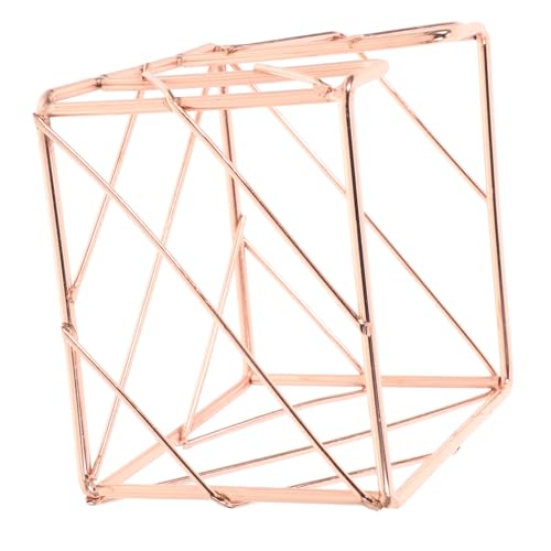 OFFSCH für Haftnotizen buro zubehör Memo-Organizer Robuster Memohalter Minimalistischer Notizhalter Papierfächer Notizblock-Schreibtisch-Organizer Eisen Rose Gold von OFFSCH