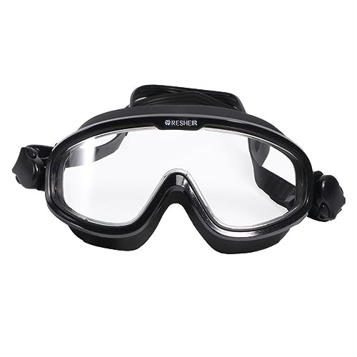 OHPHCALL 1Pc Professionelle Kinderschwimmbrille Mit Anti Fog Technologie Wasserdicht Und Kratzfest Inklusive Ohrstöpsel Für Optimalen Komfort Beim Schwimmen Schwarz von OHPHCALL