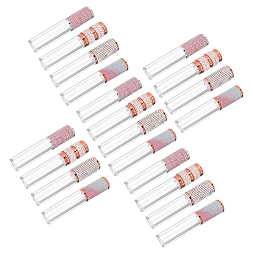 OHPHCALL 20st Lipgloss Tube Lipgloss-Flaschen Lippenöl Lippentönung Lippenflasche Pumpe Kaffeetassen Leere Flaschen Große Wasserflaschen Lipglosstube Mit Zauberstab Ausgießer Verpackung Abs von OHPHCALL