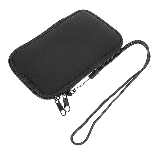 OHPHCALL Neopren Handytasche Mit Reißverschluss Diebstahlsichere Tragetasche Für Smartphones Stylische Umhängetasche Ideal Für Damen Multifunktionale Cord Tasche Für Unterwegs von OHPHCALL