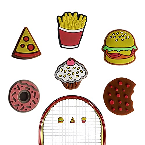 OHYER 6 PCS Tennis Vibration Dämpfer Tennisschläger Stoßdämpfer Schläger Stoßdämpfer Tennis Dämpfer Burger Kuchen Pommes Form Stoßdämpfung Silikon für Tennissport von Reduziert Schlägervibrationen OHYER 6 PCS Tennis Vibration Dämpfer Tennisschläger Stoßdämpfer Schläger Stoßdämpfer Tennis Dämpfer Burger Kuchen Pommes Form Stoßdämpfung Silikon für Tennissport von Reduziert Schlägervibrationen von OHYER