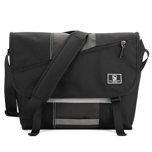 OIWAS Umhängetasche Herren Groß Messenger Bag Arbeitstasche Männer Schultertasche Kuriertasche Tablet Business Laptoptasche Herrentasche Büro Uni Reise Alltag Schwarz OIWAS Umhängetasche Herren Groß Messenger Bag Arbeitstasche Männer Schultertasche Kuriertasche Tablet Business Laptoptasche Herrentasche Büro Uni Reise Alltag Schwarz von OIWAS