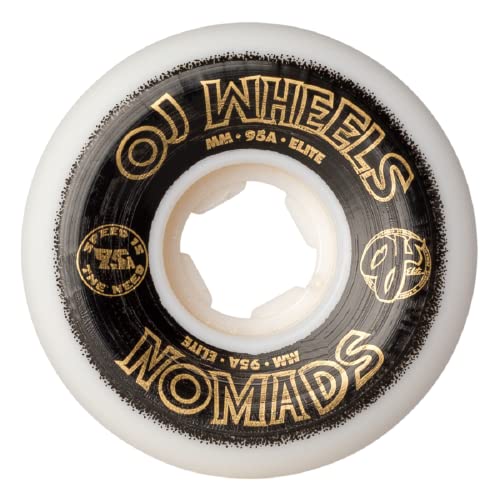 OJ Skateboard Wheels Elite Nomads 95a Skateboard-Rollen – 53 mm von OJ