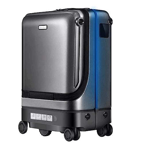 OKCLPQII Handgepäckkoffer, intelligenter automatischer Kofferfolge-Alarmkoffer mit Rädern, Diebstahlschutzkoffer mit großer Kapazität von OKCLPQII