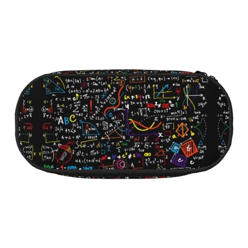 Mathe-Formula niedliches, ästhetisches Federmäppchen mit großem Fassungsvermögen, mit Reißverschluss, tragbar, Schreibtisch-Organizer für Erwachsene, Schwarz , Einheitsgröße, Taschen-Organizer Mathe-Formula niedliches, ästhetisches Federmäppchen mit großem Fassungsvermögen, mit Reißverschluss, tragbar, Schreibtisch-Organizer für Erwachsene, Schwarz , Einheitsgröße, Taschen-Organizer von OKFSTY