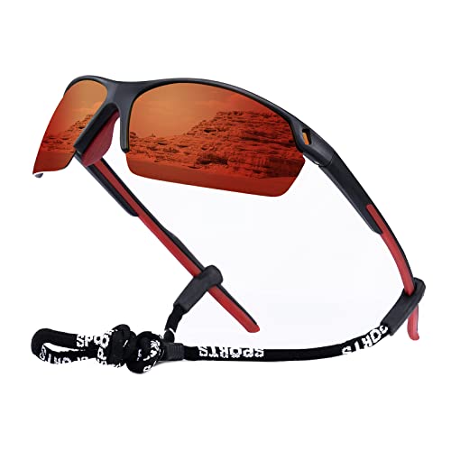 OKH Polarisierte Radfahren Brillen für Männer und Frauen im Freien Sportbrillen UV400 Schutz fahren Sonnenbrillen Brillen mit TR90 Unzerbrechlichem Rahmen von OKH