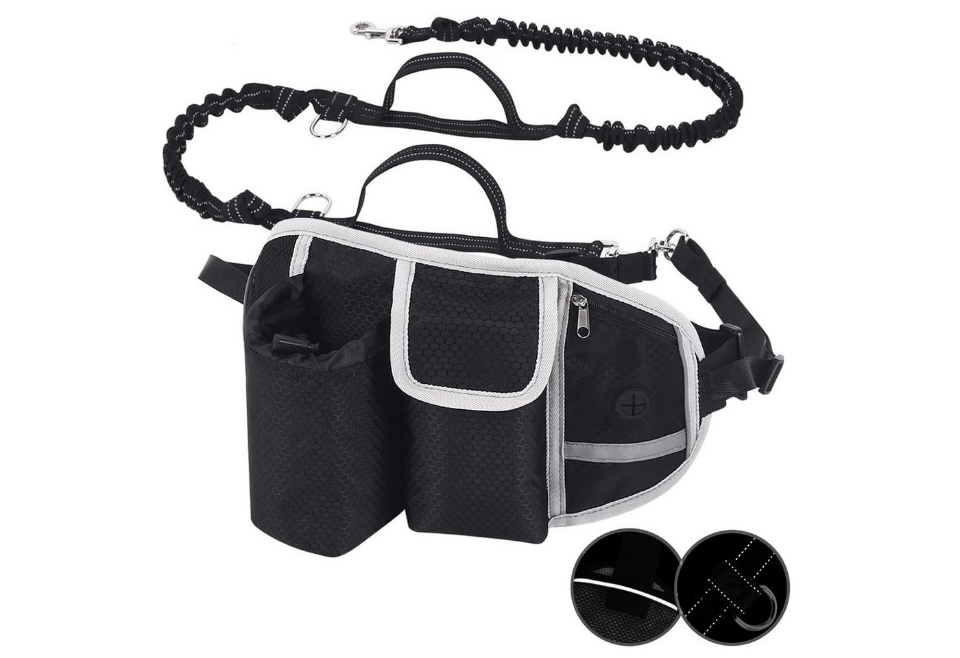 OKWISH Joggingleine Freihändige Hundeleine Jogging Leine verstellbar Hüftgurt Hunde Joggen, (mit Elastischer Pufferleine Bungee und reflektierendem Band, 1-tlg., Freihandleinen zum Laufen Joggen Wandern Laufgurt Laufleine), für Hund bis 30kg OKWISH Joggingleine Freihändige Hundeleine Jogging Leine verstellbar Hüftgurt Hunde Joggen, (mit Elastischer Pufferleine Bungee und reflektierendem Band, 1-tlg., Freihandleinen zum Laufen Joggen Wandern Laufgurt Laufleine), für Hund bis 30kg von OKWISH