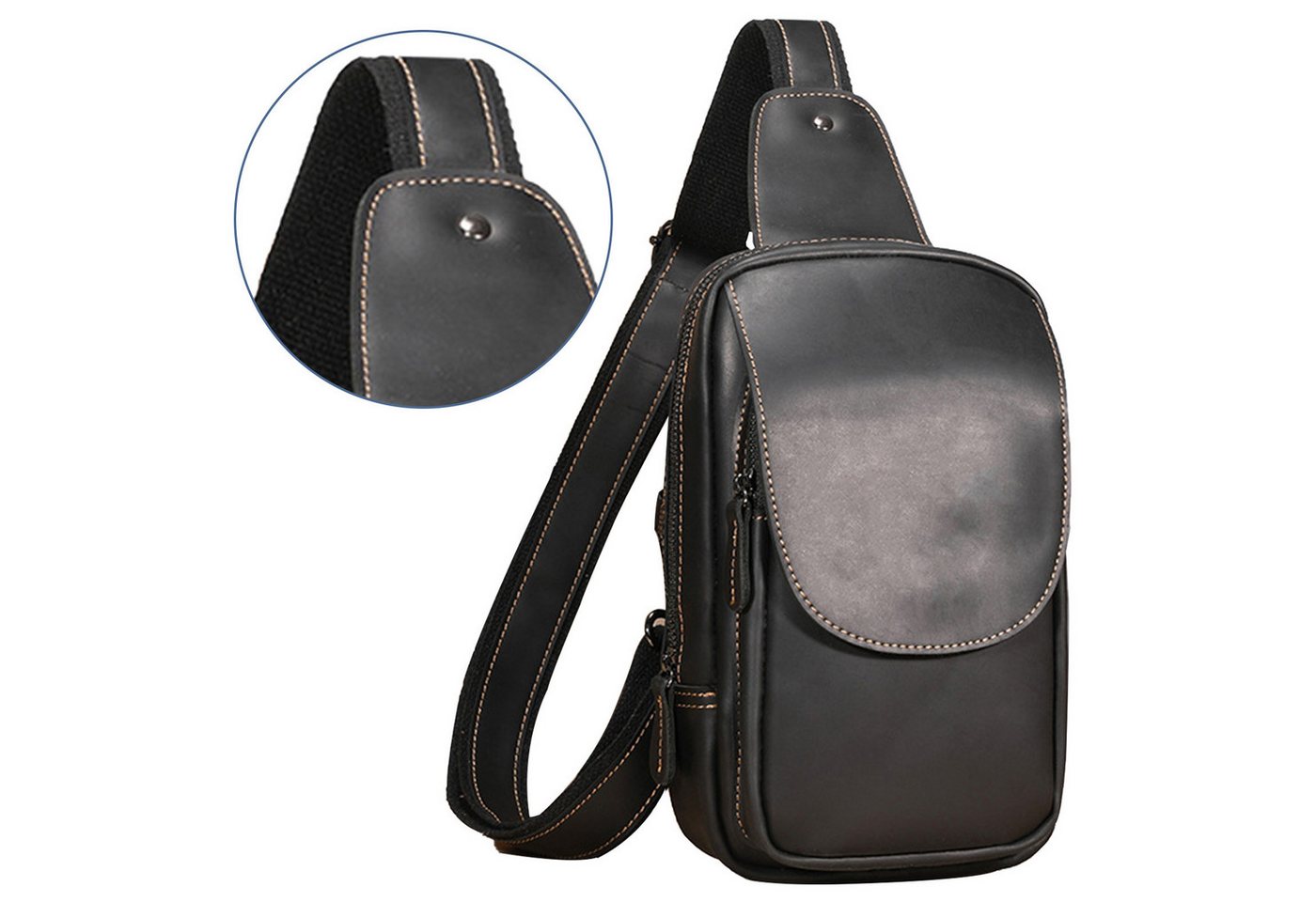 OKWISH Schultertasche Brusttasche Sling Schulter Rucksack Rucksäcke Crossbody Umhängetasche (Aus Kunstleder Herren und Damen 16 x 26 x 10 cm, Geldgürtel, Sport, Sporttasche, Handytasche, Anti-Diebstahl), für Outdoor Camping Reisen Wandern Radfahren Multipurpose Tagepacks OKWISH Schultertasche Brusttasche Sling Schulter Rucksack Rucksäcke Crossbody Umhängetasche (Aus Kunstleder Herren und Damen 16 x 26 x 10 cm, Geldgürtel, Sport, Sporttasche, Handytasche, Anti-Diebstahl), für Outdoor Camping Reisen Wandern Radfahren Multipurpose Tagepacks von OKWISH