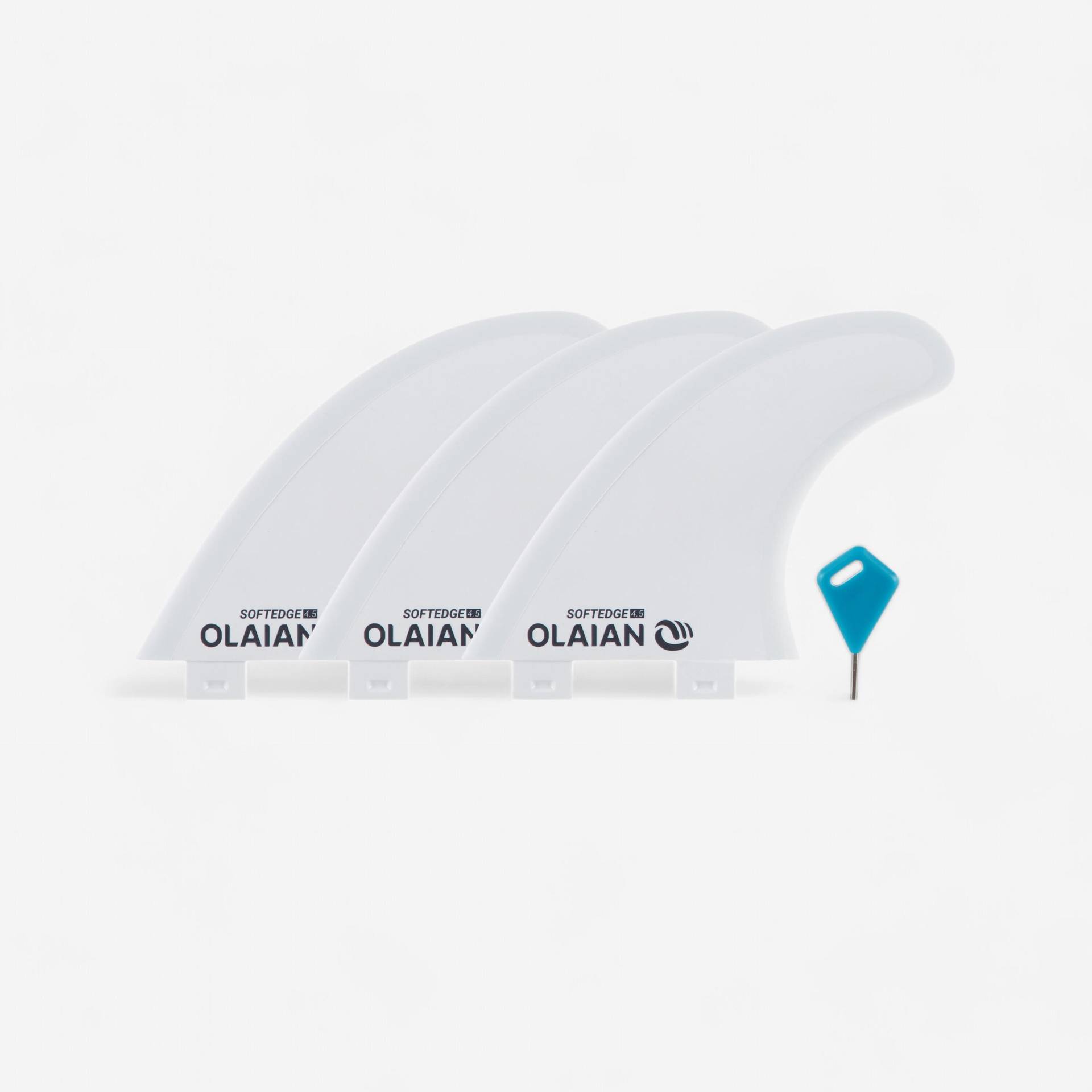 3 Finnen 500 Softboards neues Material 4"5 X3 weiß 3 Finnen 500 Softboards neues Material 4"5 X3 weiß von OLAIAN