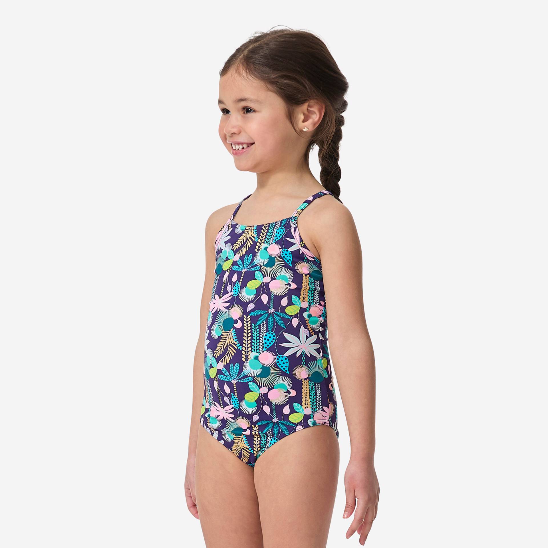 Badeanzug Mädchen 100 Hanalei June lila/bunt Badeanzug Mädchen 100 Hanalei June lila/bunt von OLAIAN