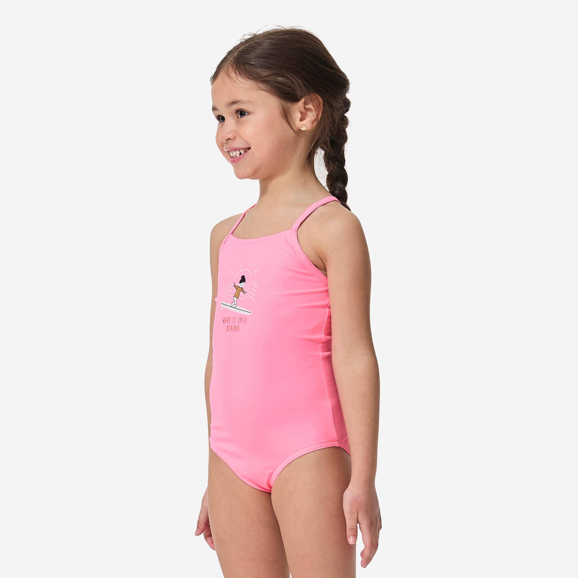 Badeanzug Mädchen 100 Hanalei hellrosa Badeanzug Mädchen 100 Hanalei hellrosa von OLAIAN