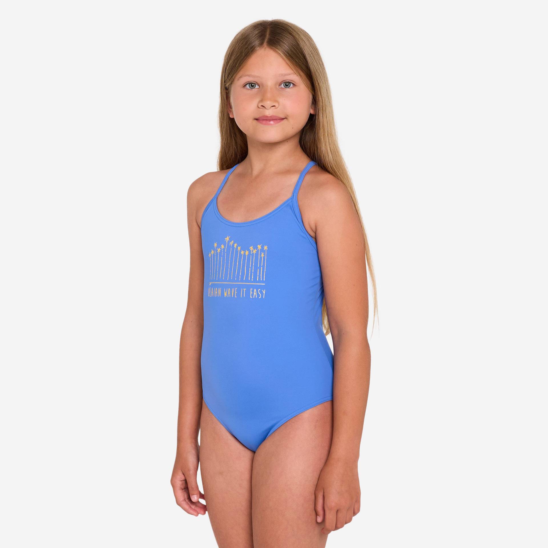 Badeanzug Surfen Mädchen Hiloe blau Badeanzug Surfen Mädchen Hiloe blau von OLAIAN