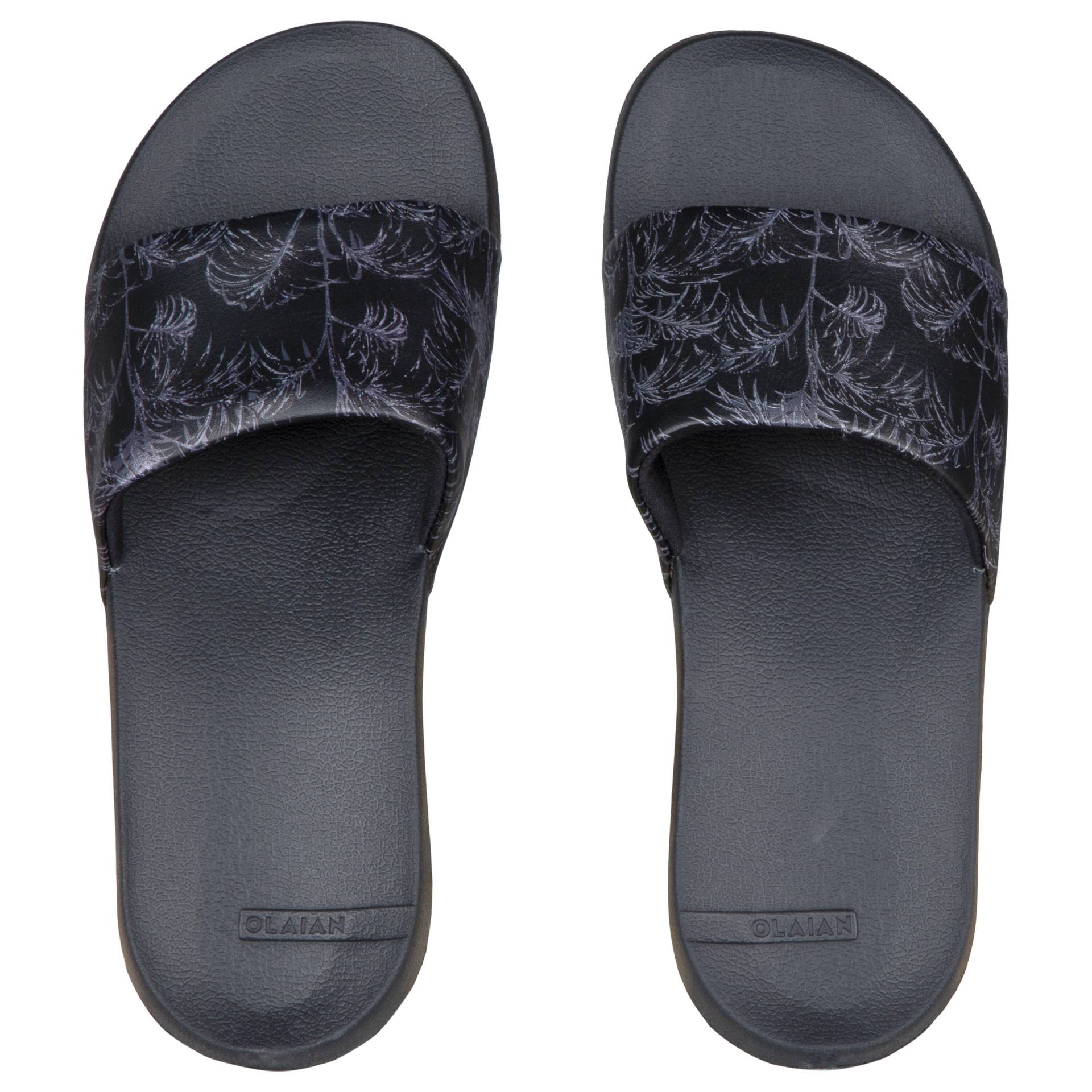 Badelatschen Damen - 550 Exotic schwarz Badelatschen Damen - 550 Exotic schwarz von OLAIAN