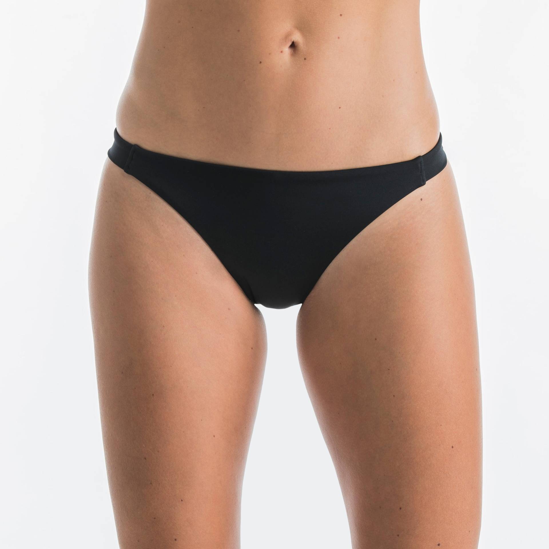 Bikini-Hose Aly schmale elastische Seitenteile schwarz von OLAIAN