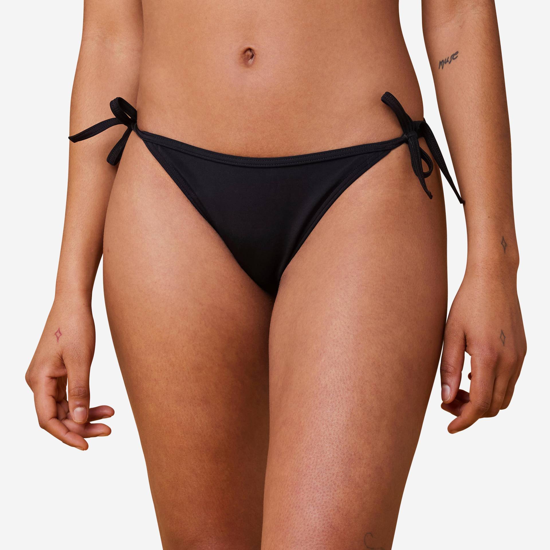 Bikini-Hose Damen seitlich gebunden - Sofy schwarz von OLAIAN