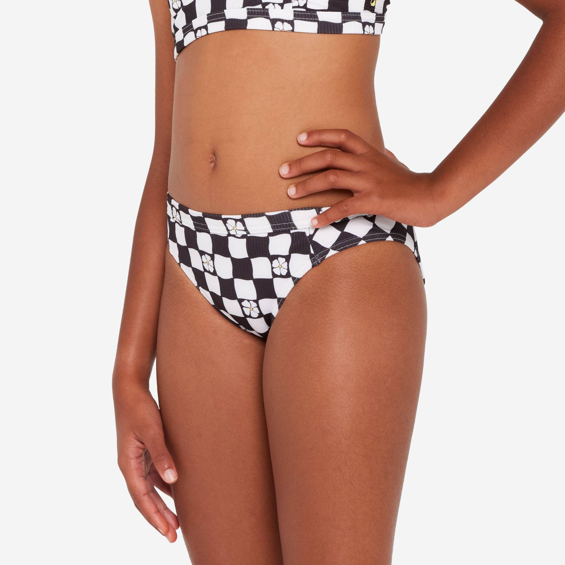 Bikini-Hose Surfen Mädchen Alma Hao schwarz/weiß Bikini-Hose Surfen Mädchen Alma Hao schwarz/weiß von OLAIAN