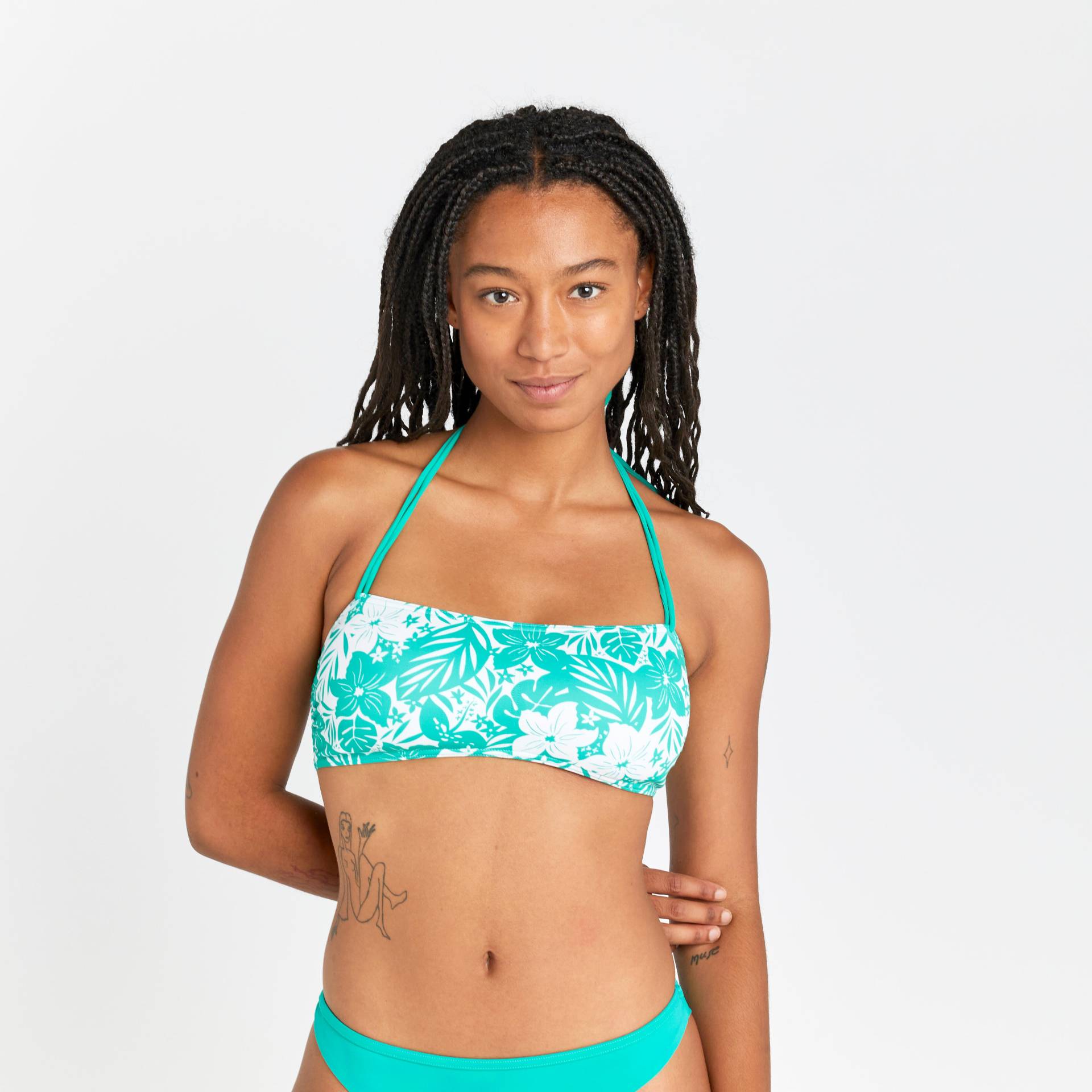 Bikini-Oberteil Bandeau Damen - Lori Borneo grün Bikini-Oberteil Bandeau Damen - Lori Borneo grün von OLAIAN