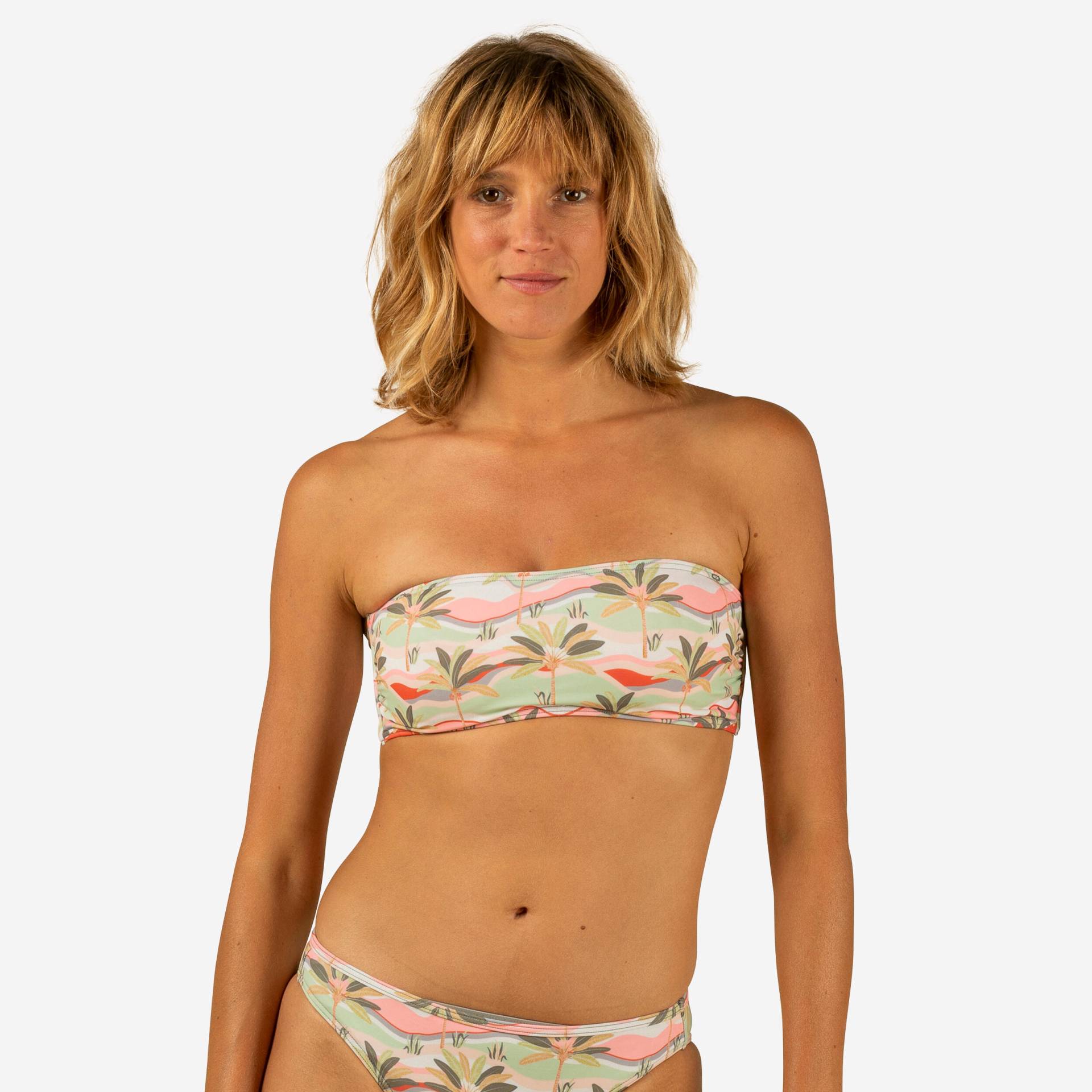 Bikini-Oberteil Bandeau mit herausnehmbaren Pads Laura Palmen von OLAIAN
