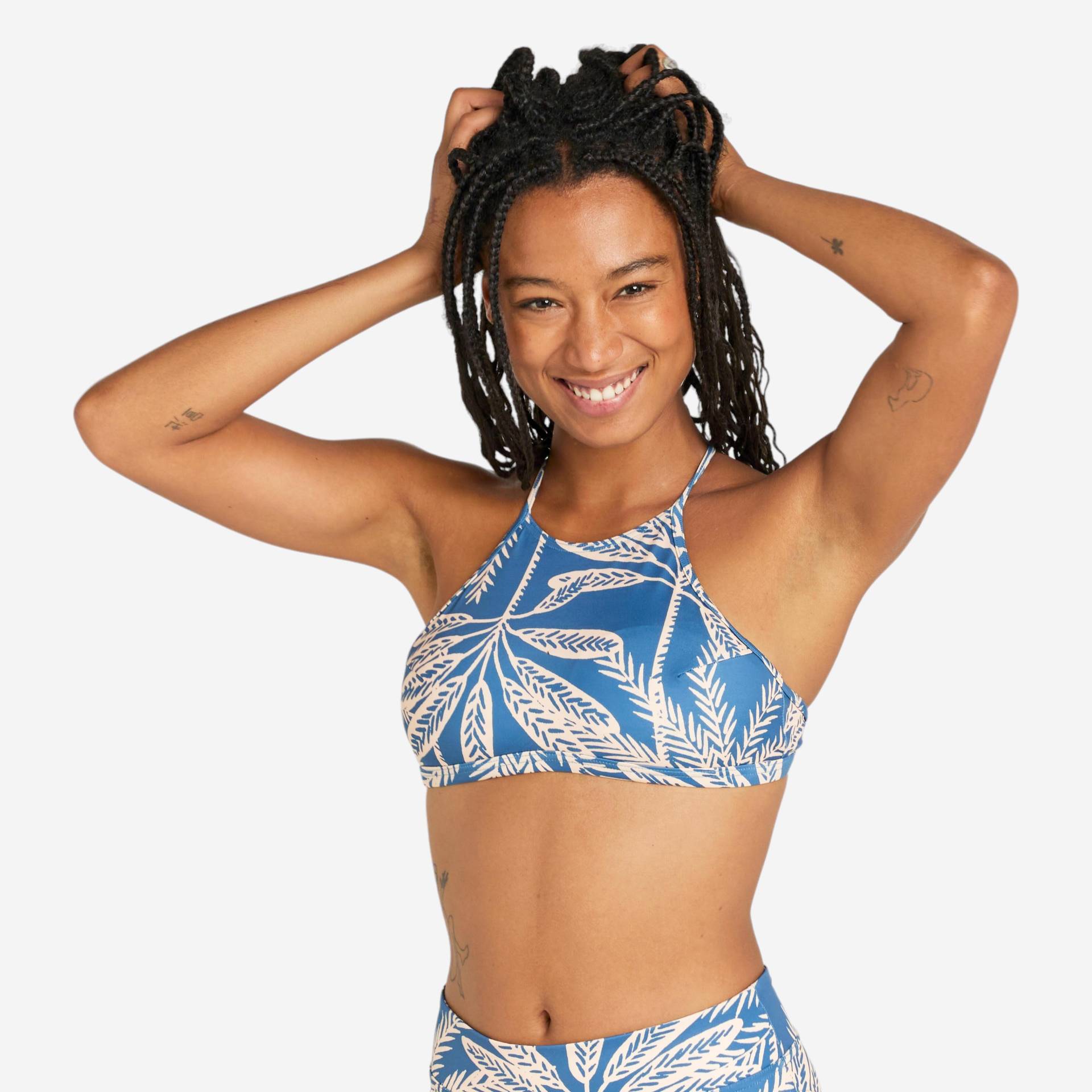 Bikini-Oberteil Bustier Damen - Andrea Palmer blau Bikini-Oberteil Bustier Damen - Andrea Palmer blau von OLAIAN