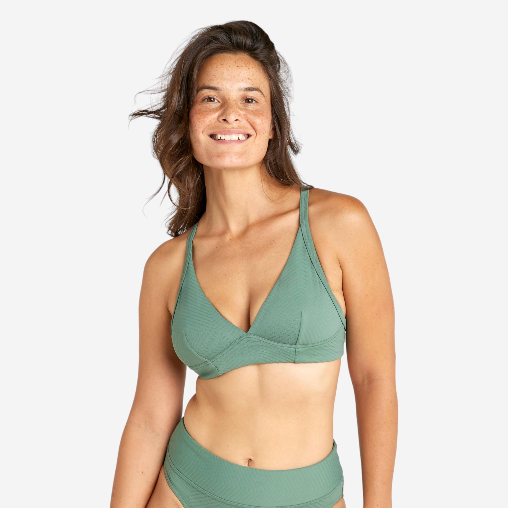 Bikini-Oberteil Bustier Damen - Bea khaki Bikini-Oberteil Bustier Damen - Bea khaki von OLAIAN