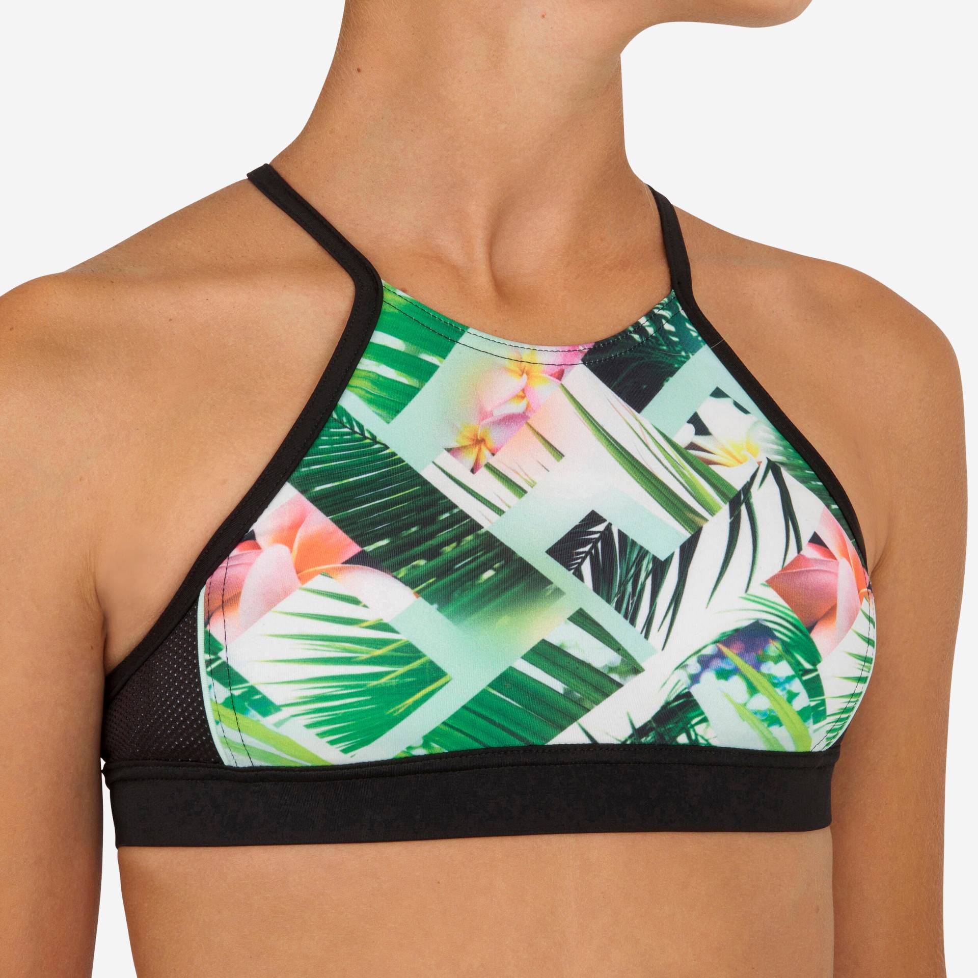 Bikini-Oberteil Bustier Surfen Baha 900 Shibu Mädchen grün von OLAIAN