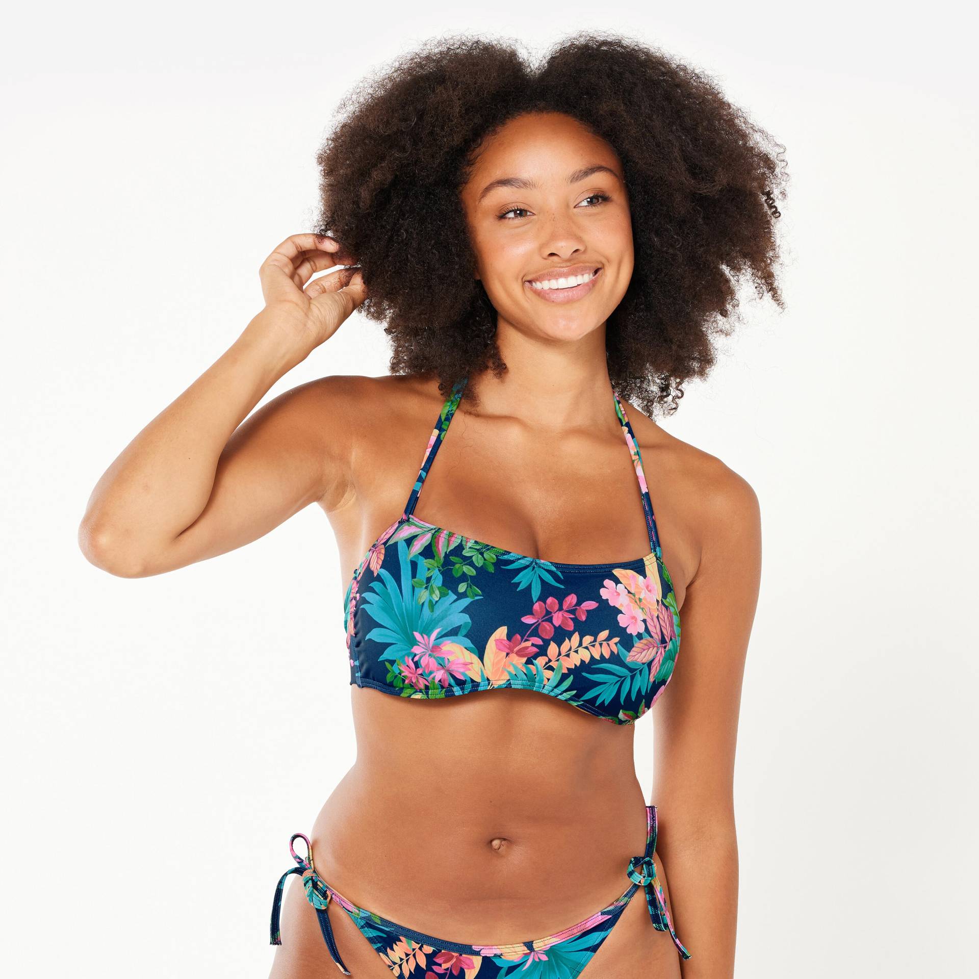 Bikini-Oberteil Damen Bandeau Laura Borabora mehrfarbig Bikini-Oberteil Damen Bandeau Laura Borabora mehrfarbig von OLAIAN
