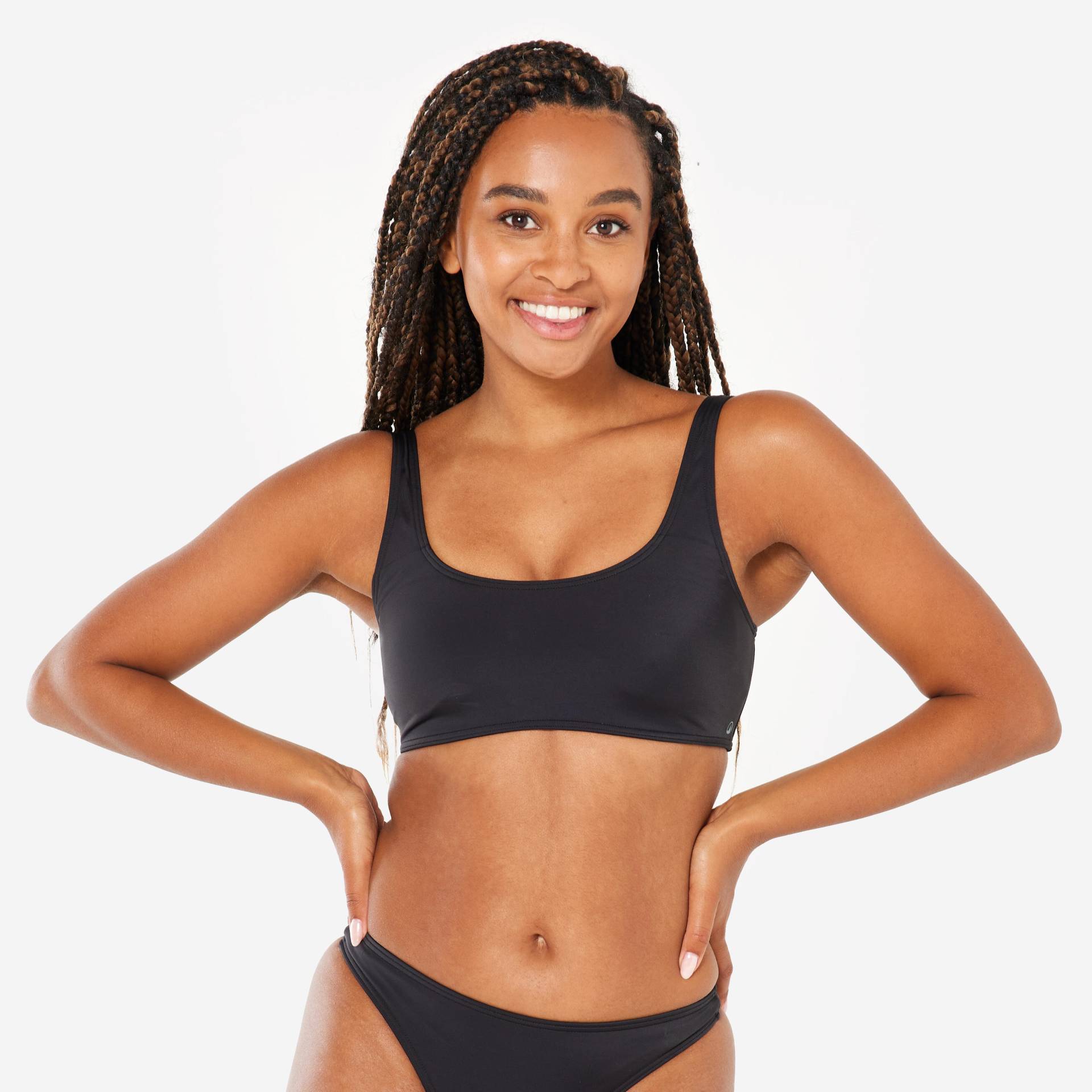Bikini-Oberteil Damen Bustier herausnehmbare Schalen - Aurely schwarz Bikini-Oberteil Damen Bustier herausnehmbare Schalen - Aurely schwarz von OLAIAN