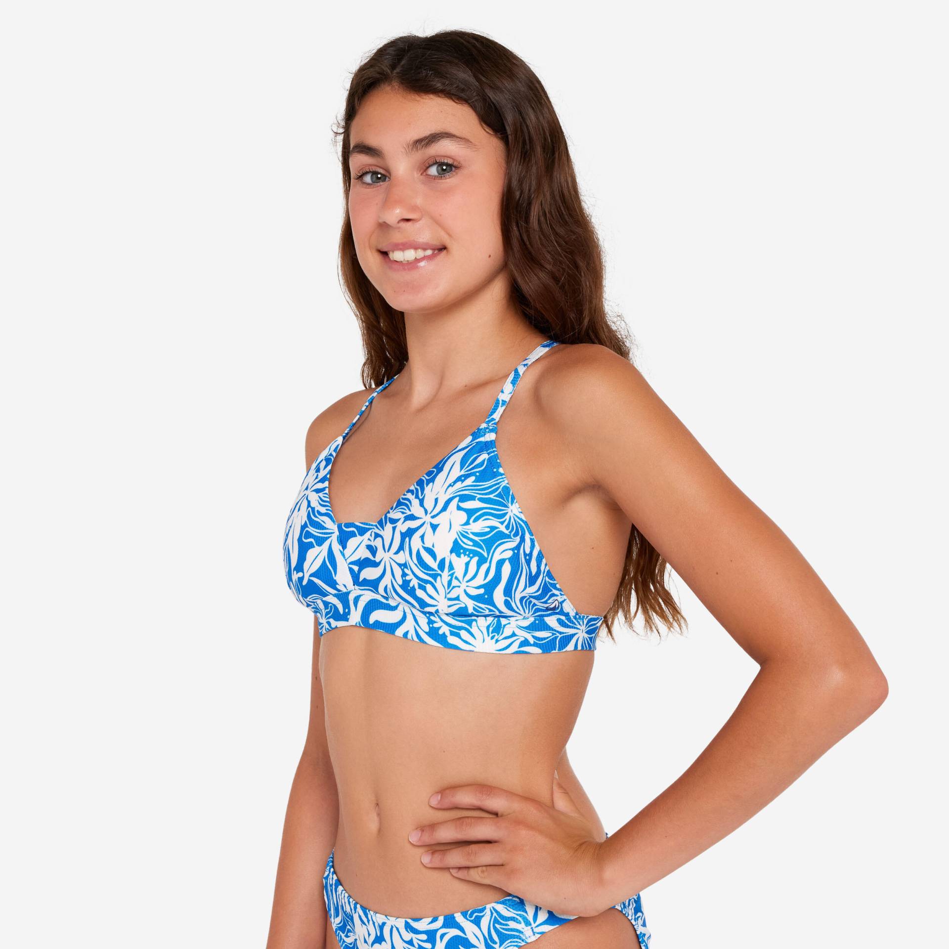 Bikini-Oberteil Mädchen Lizy Cobe blau/weiß Bikini-Oberteil Mädchen Lizy Cobe blau/weiß von OLAIAN