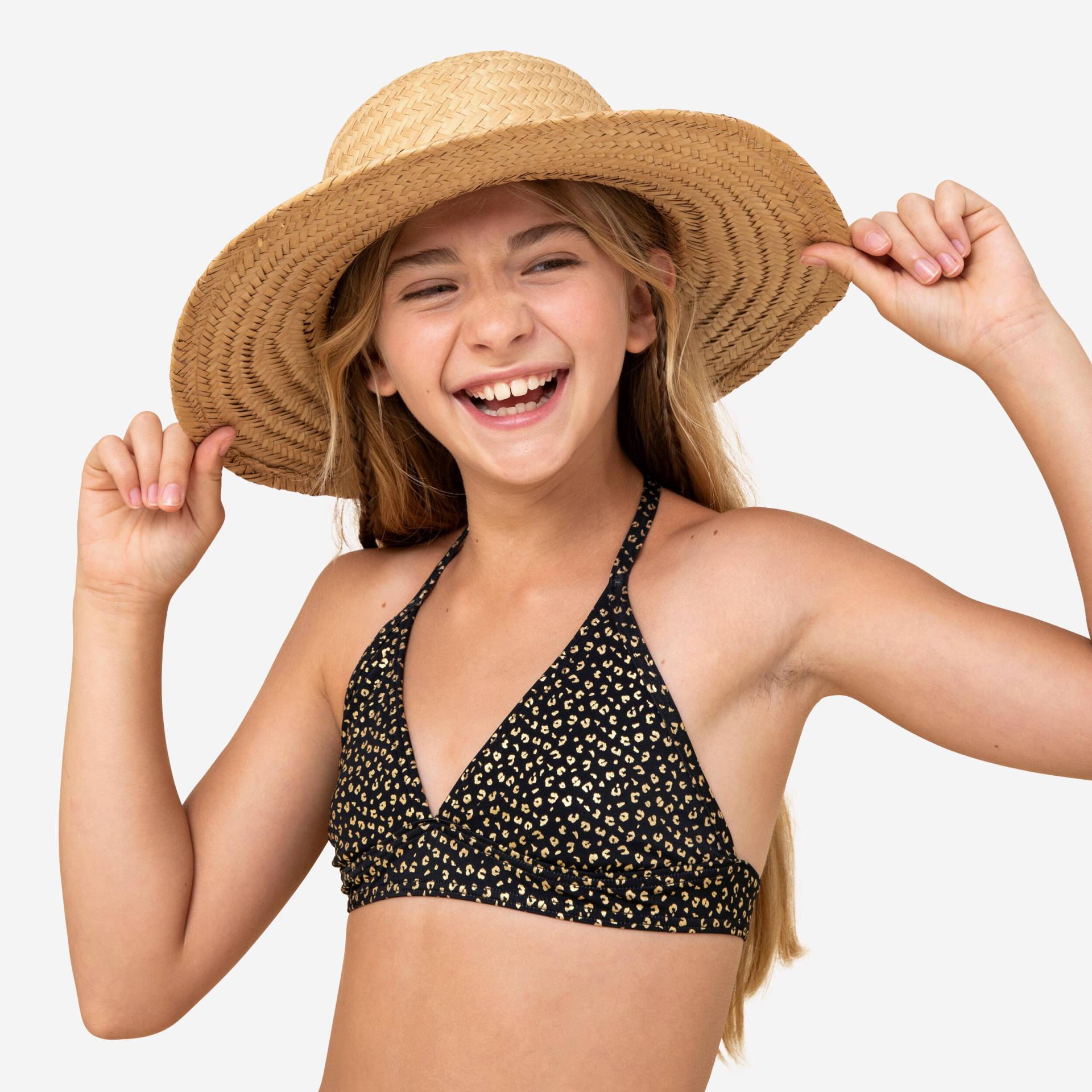 Bikini-Oberteil Neckholder Surfen Tami 100 Mädchen schwarz Bikini-Oberteil Neckholder Surfen Tami 100 Mädchen schwarz von OLAIAN