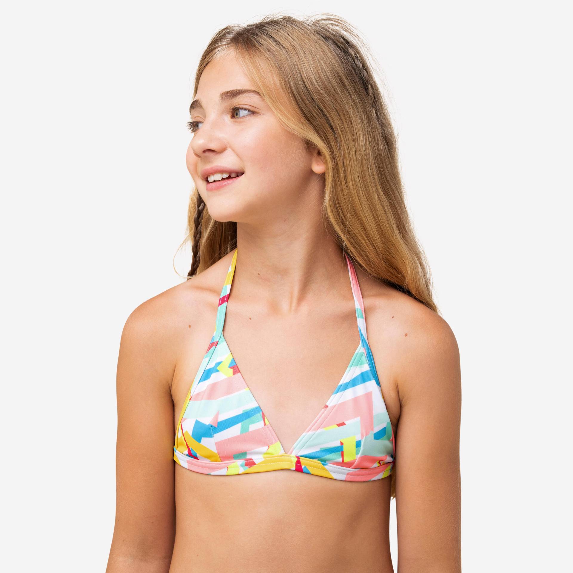 Bikini-Oberteil Triangel Tea 100 Surfen Mädchen weiss Bikini-Oberteil Triangel Tea 100 Surfen Mädchen weiss von OLAIAN