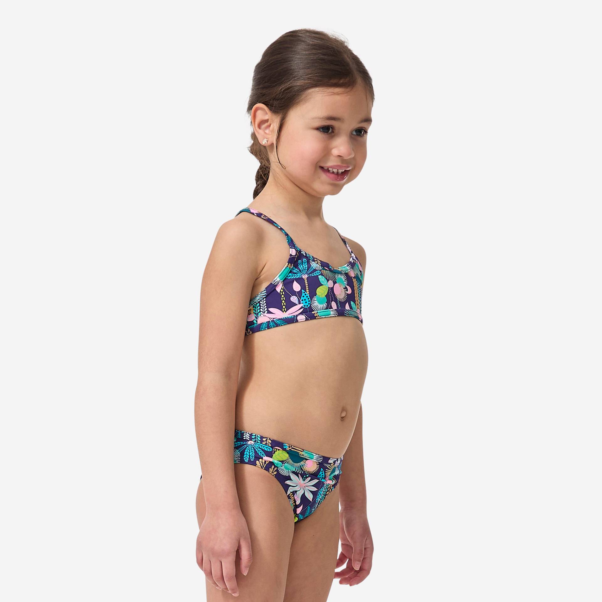 Bikini-Set Mädchen 100 Boni June lila/bunt Bikini-Set Mädchen 100 Boni June lila/bunt von OLAIAN