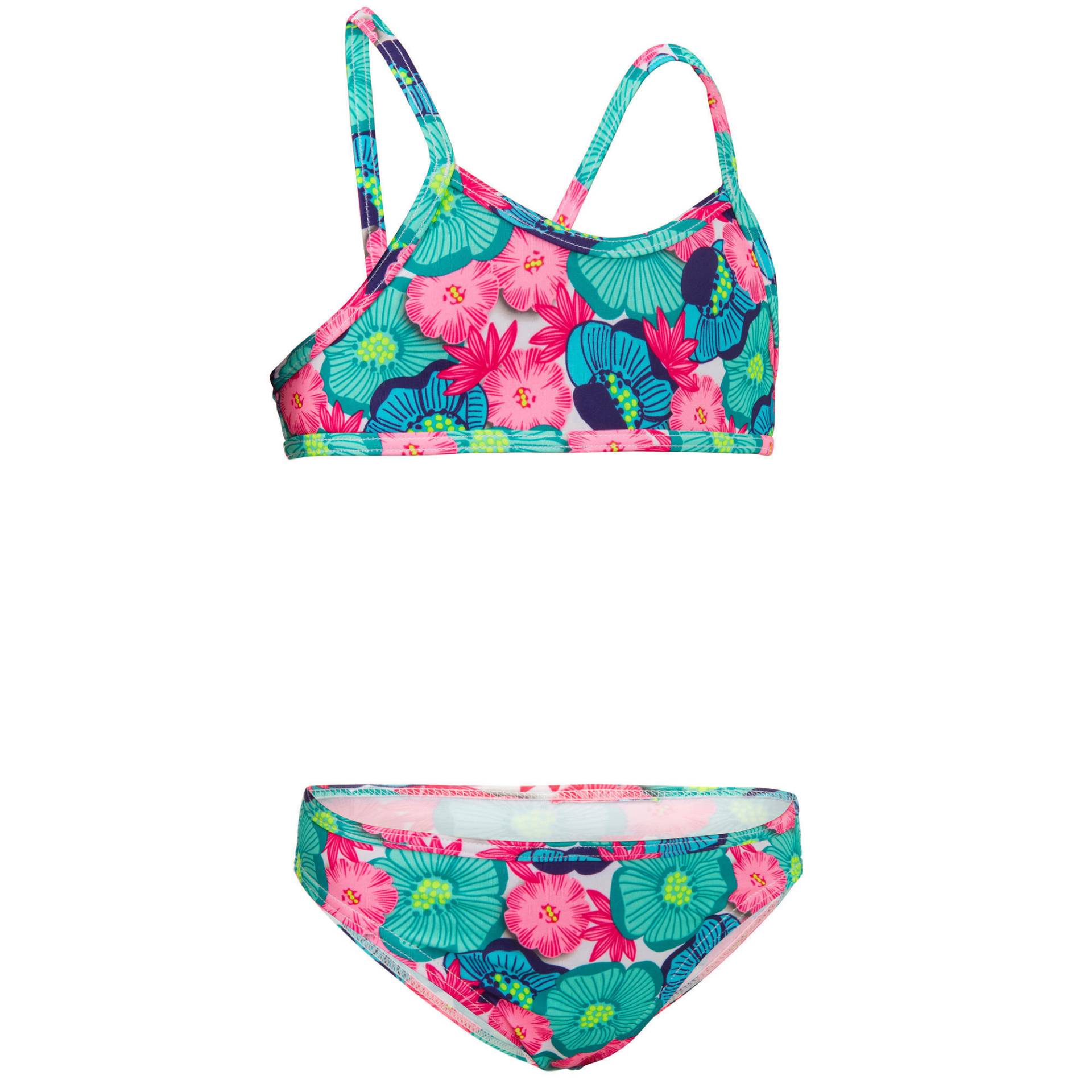 Bikini-Set Mädchen 100 Boni Naka grün/pink von OLAIAN