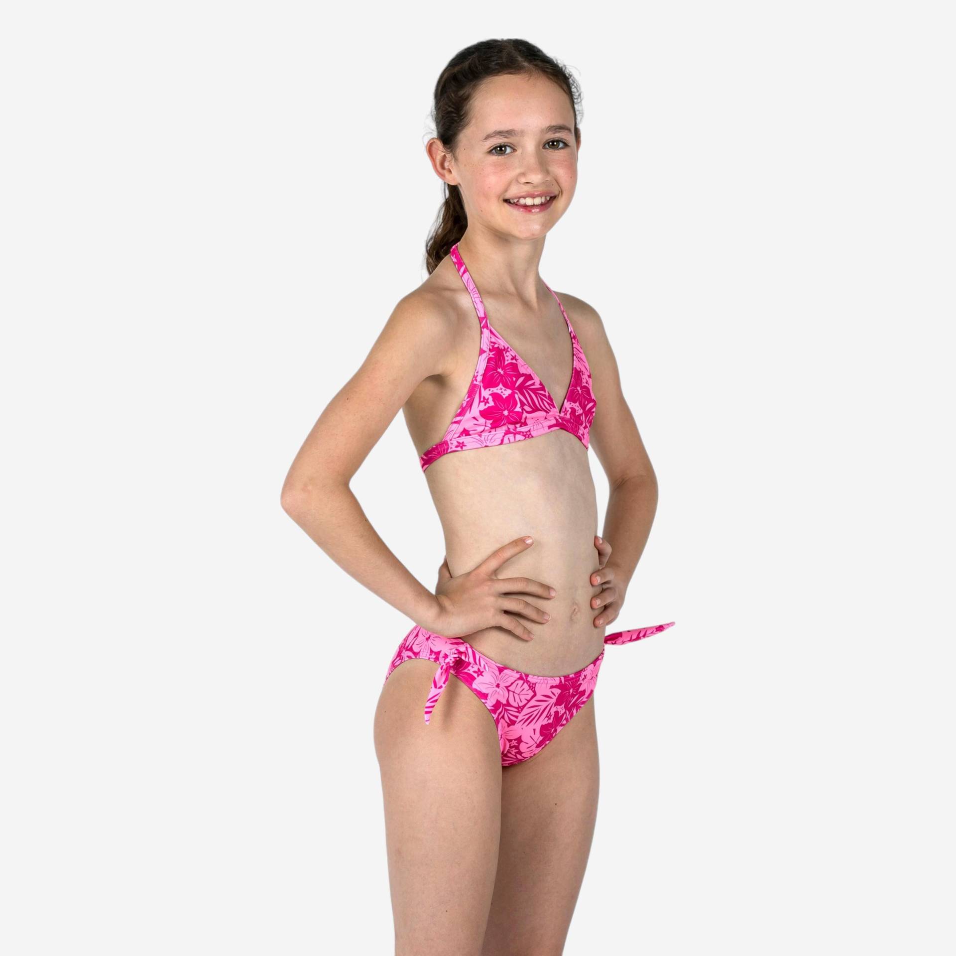 Bikini-Set Mädchen - 100 Tania Tropical rosa Bikini-Set Mädchen - 100 Tania Tropical rosa von OLAIAN
