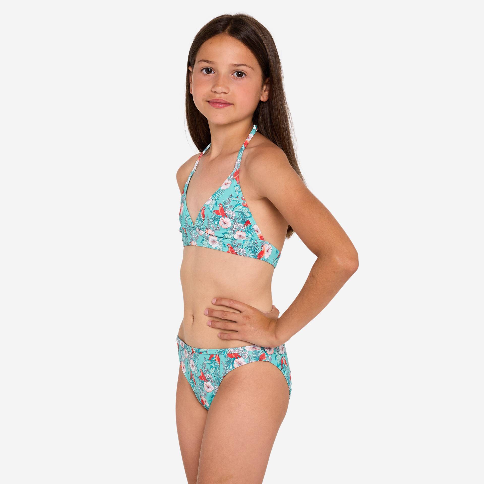 Bikini-Set Surfen Mädchen Tali türkis/geblümt Bikini-Set Surfen Mädchen Tali türkis/geblümt von OLAIAN