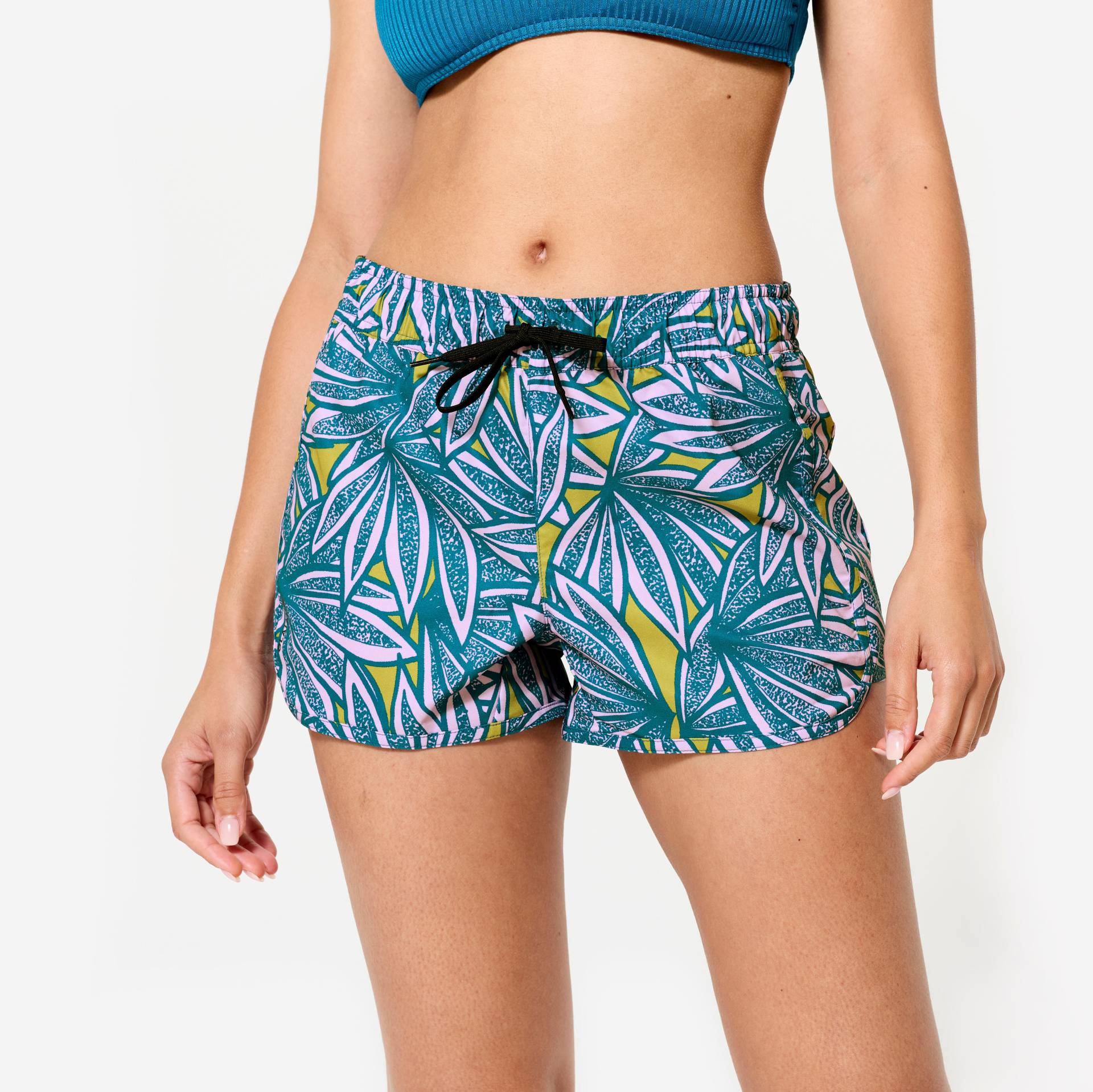 Boardshorts Damen Tini Flow blau/violett Boardshorts Damen Tini Flow blau/violett von OLAIAN