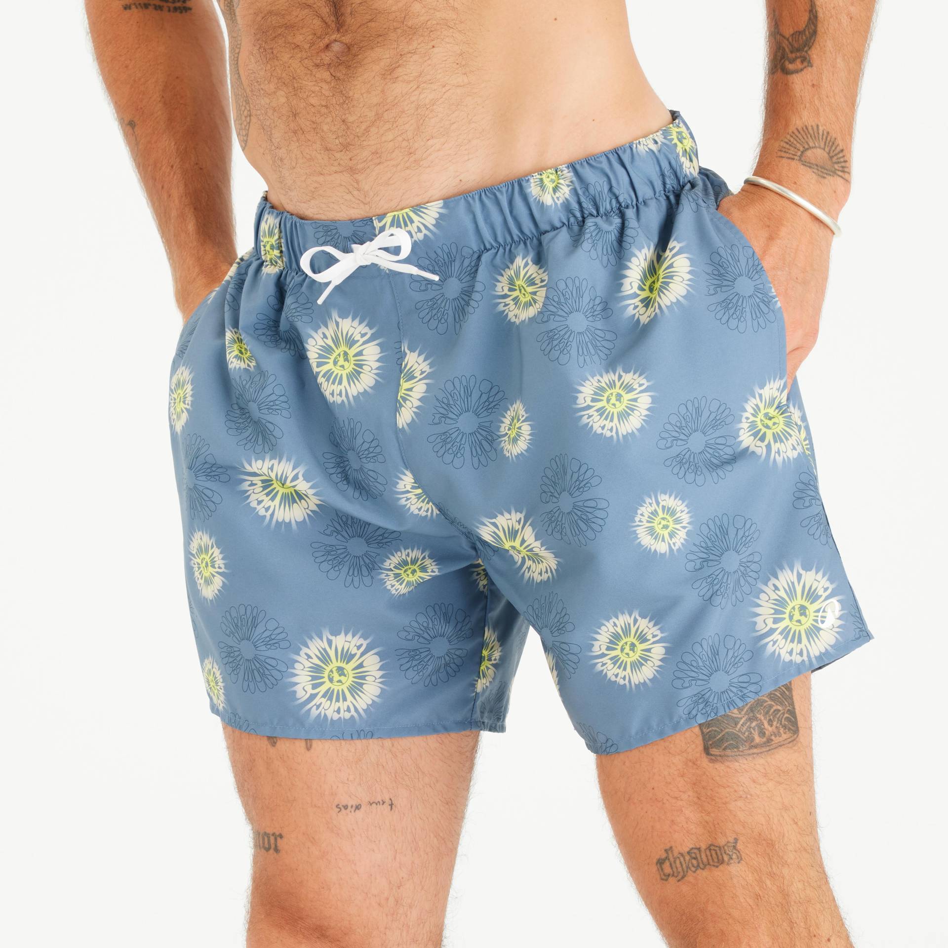 Boardshorts Herren 100 Molecule 15" blau Boardshorts Herren 100 Molecule 15" blau von OLAIAN