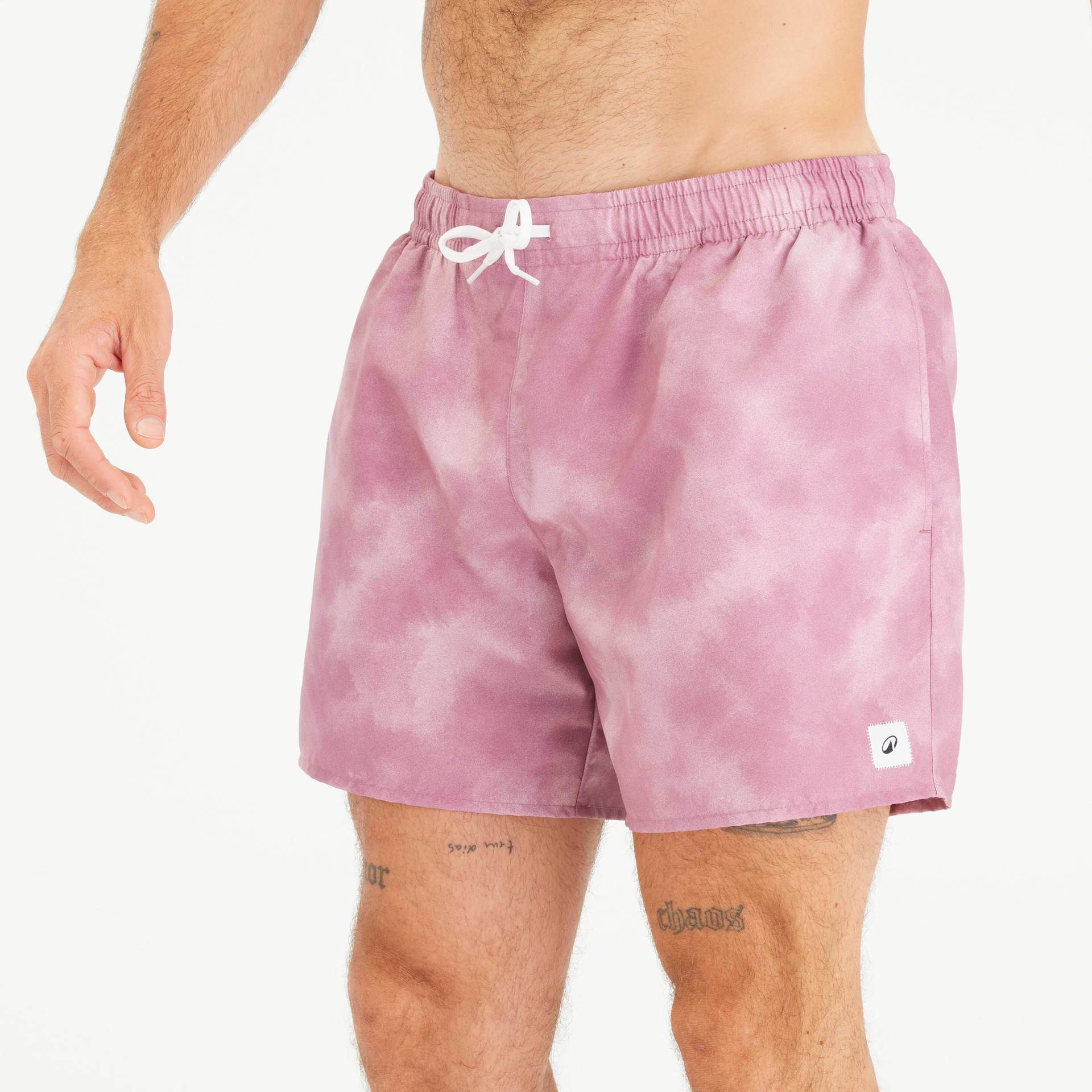 Boardshorts Herren kurz 100 Cloud 15" violett/grau Boardshorts Herren kurz 100 Cloud 15" violett/grau von OLAIAN