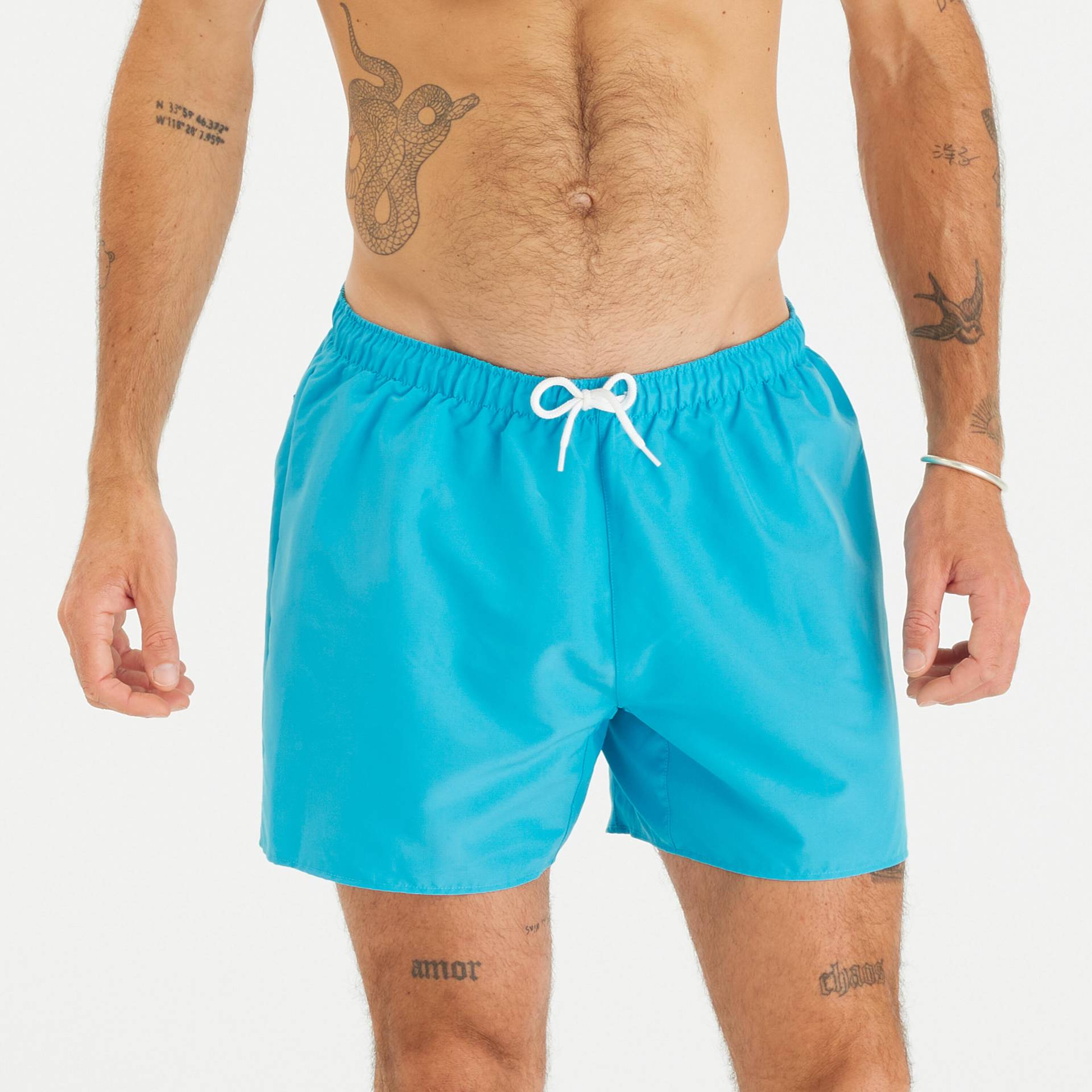 Boardshorts Herren kurz Hendaia MW 15" türkis Boardshorts Herren kurz Hendaia MW 15" türkis von OLAIAN