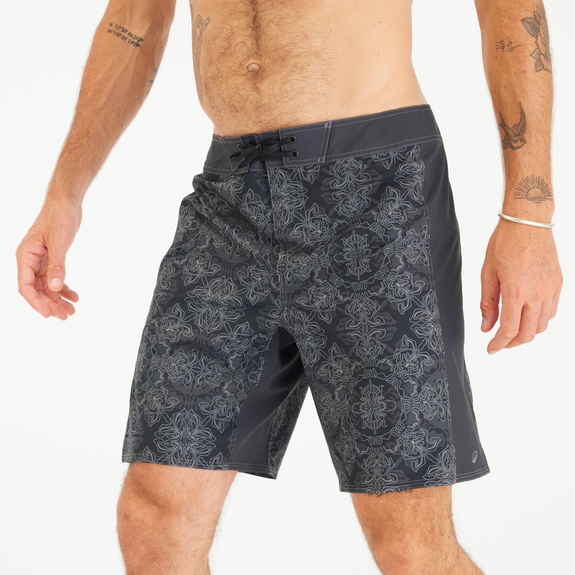 Boardshorts Herren lang 500 Arch Scarabia 19" schwarz Boardshorts Herren lang 500 Arch Scarabia 19" schwarz von OLAIAN
