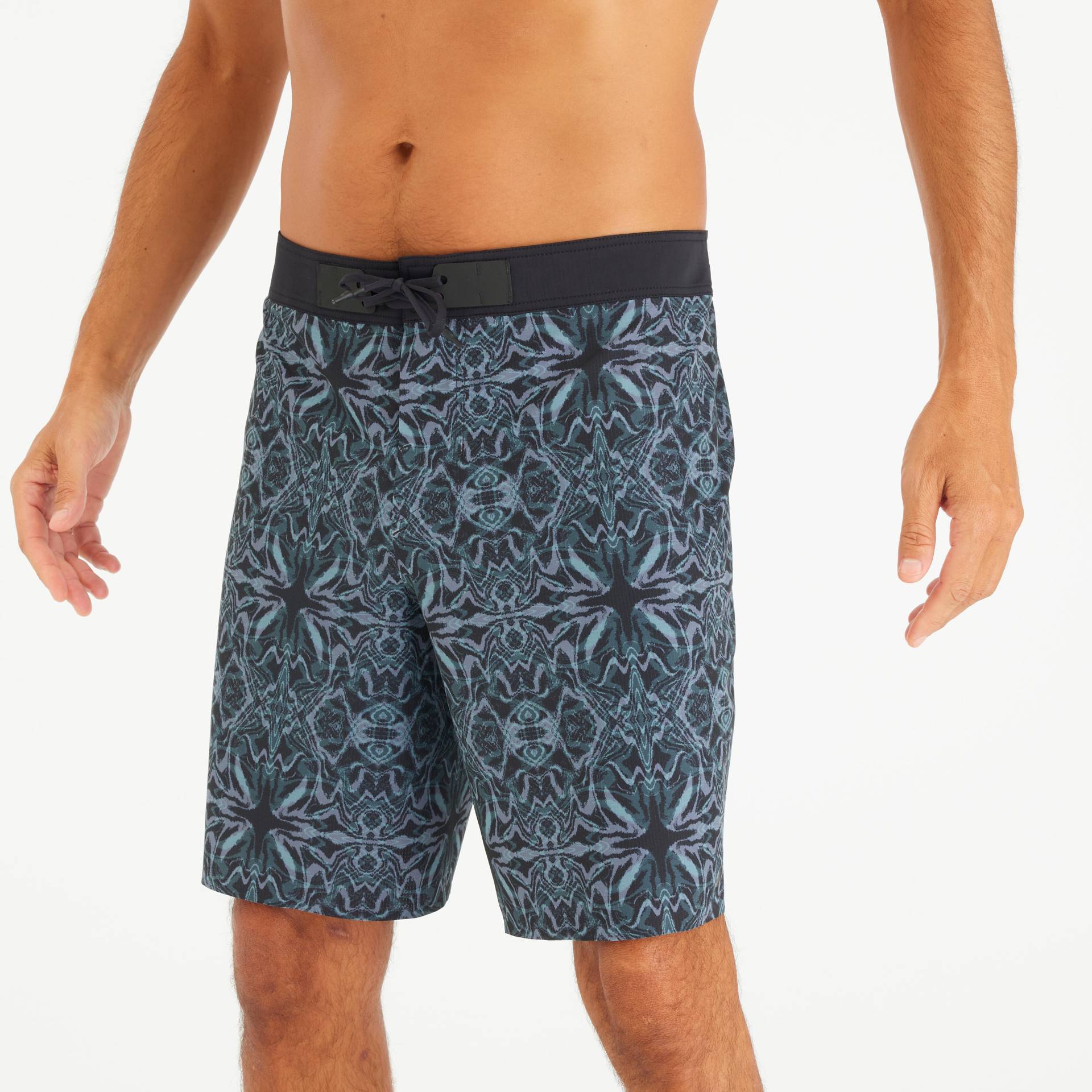 Boardshorts Herren lang Itzblack 900 19" schwarz Boardshorts Herren lang Itzblack 900 19" schwarz von OLAIAN