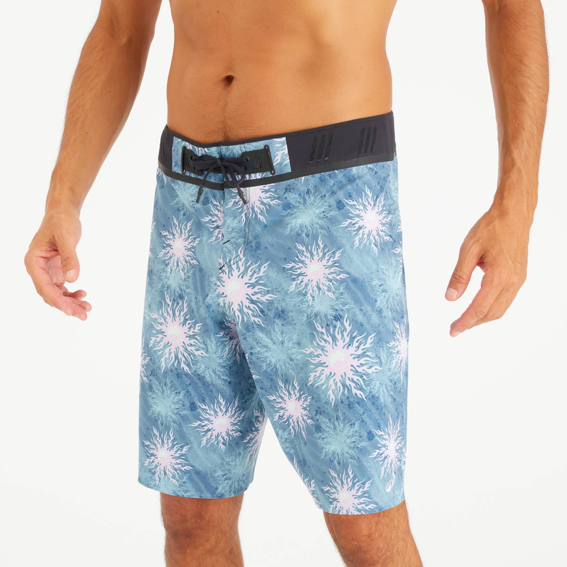 Boardshorts Herren lang Morpho Yingyang 20" blau Boardshorts Herren lang Morpho Yingyang 20" blau von OLAIAN