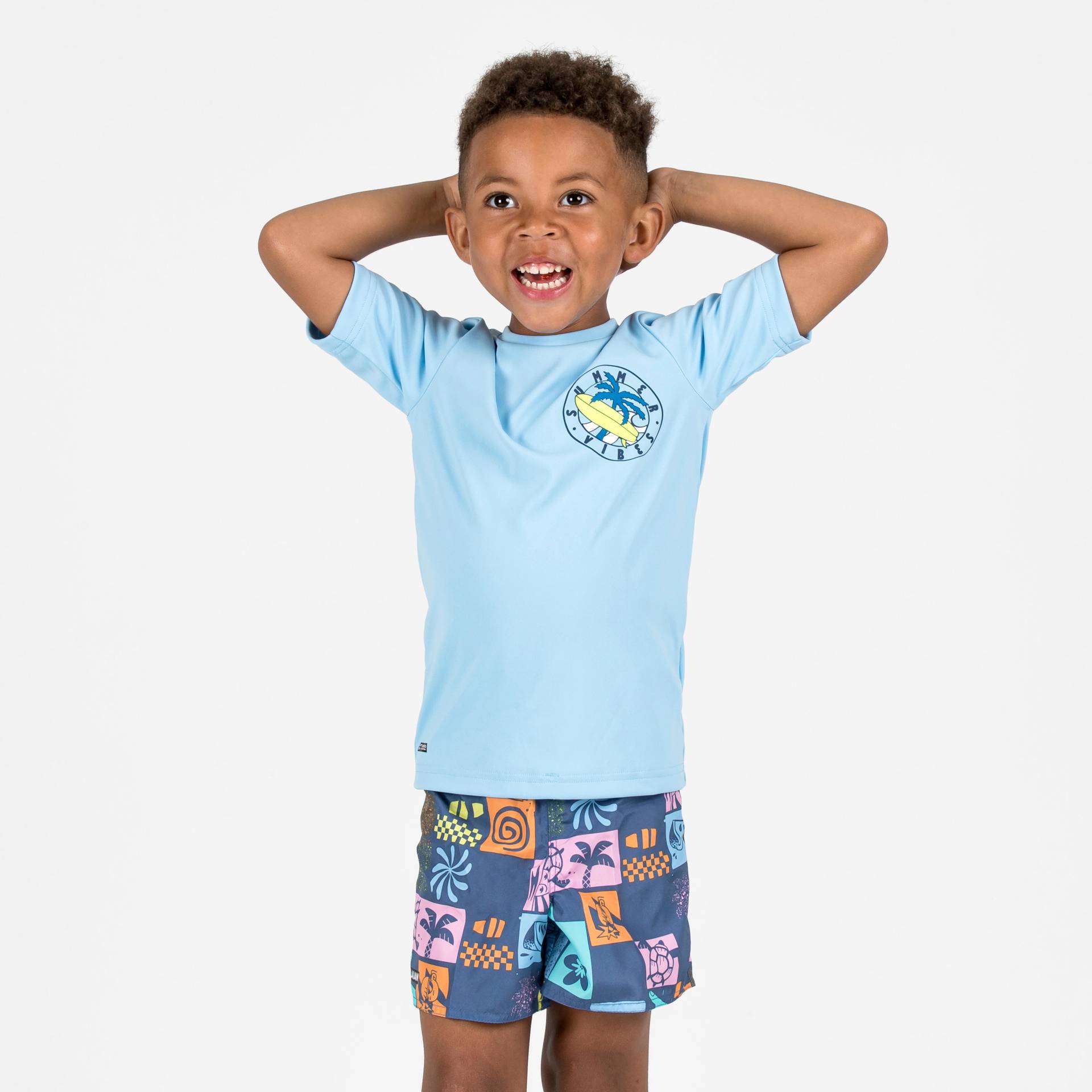 Boardshorts Jungen 100 Summer mehrfarbig Boardshorts Jungen 100 Summer mehrfarbig von OLAIAN