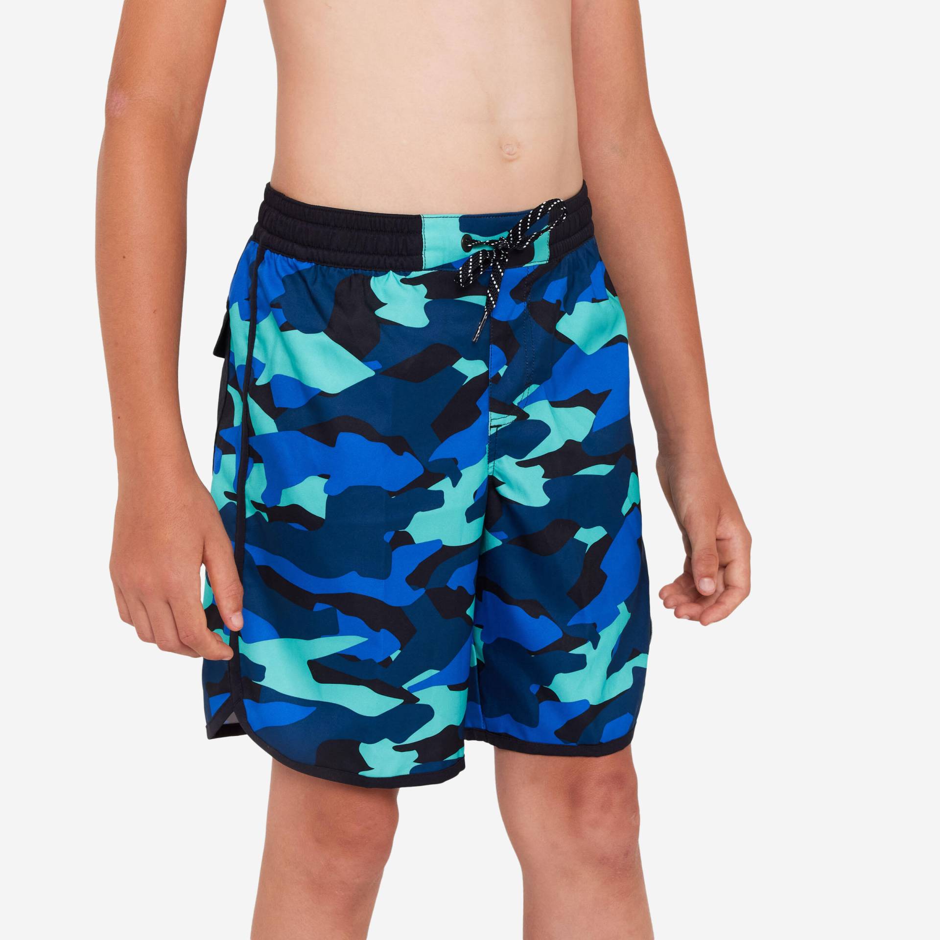 Boardshorts Jungen - 500 Camo blau Boardshorts Jungen - 500 Camo blau von OLAIAN