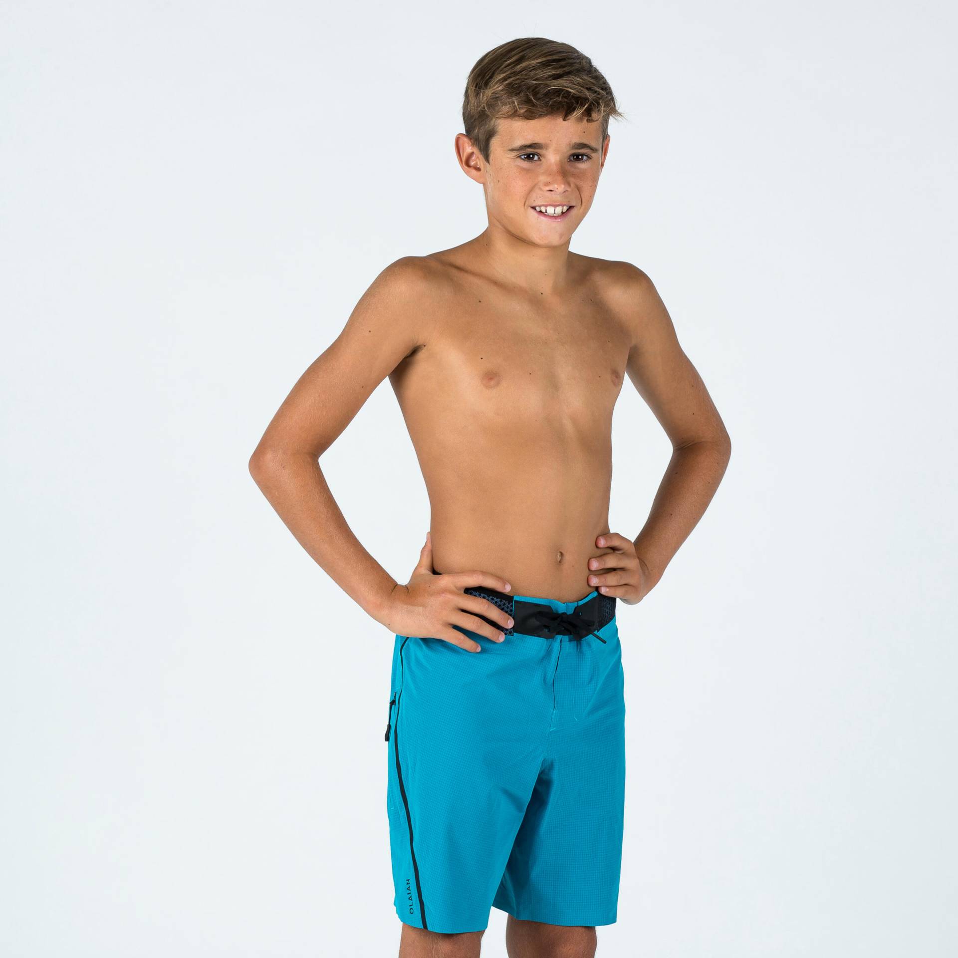 Boardshorts Jungen - 900 blau von OLAIAN