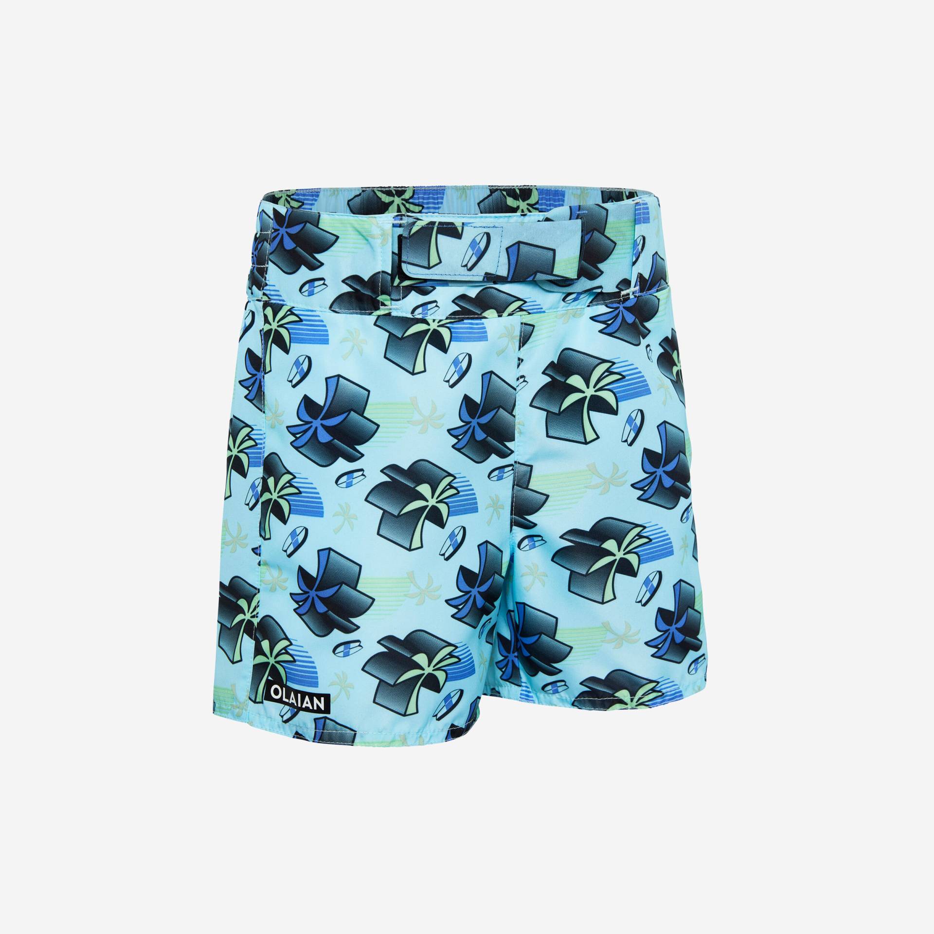 Boardshorts Jungen Palmitos blau von OLAIAN